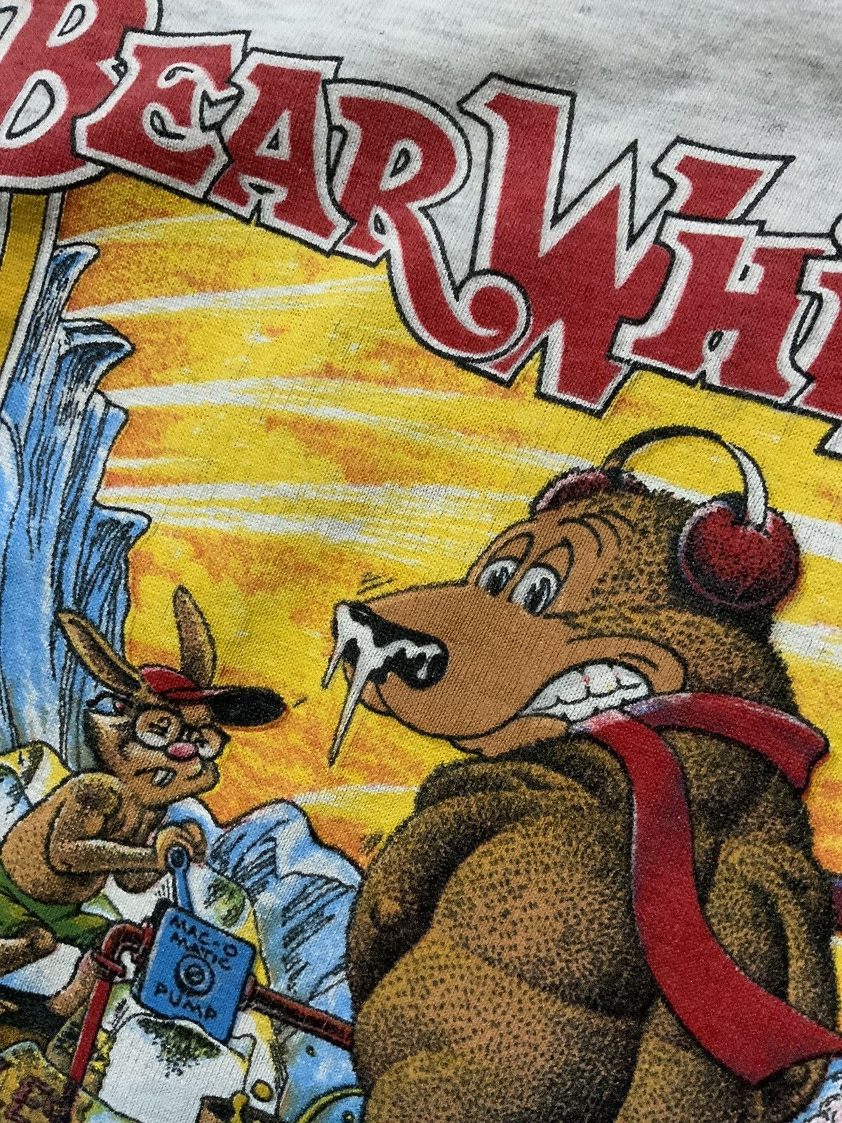 Vintage Vintage 1988 80s Bear Whiz Beer Draft Single Stitch T-Shirt Size US S / EU 44-46 / 1 - 6 Thumbnail