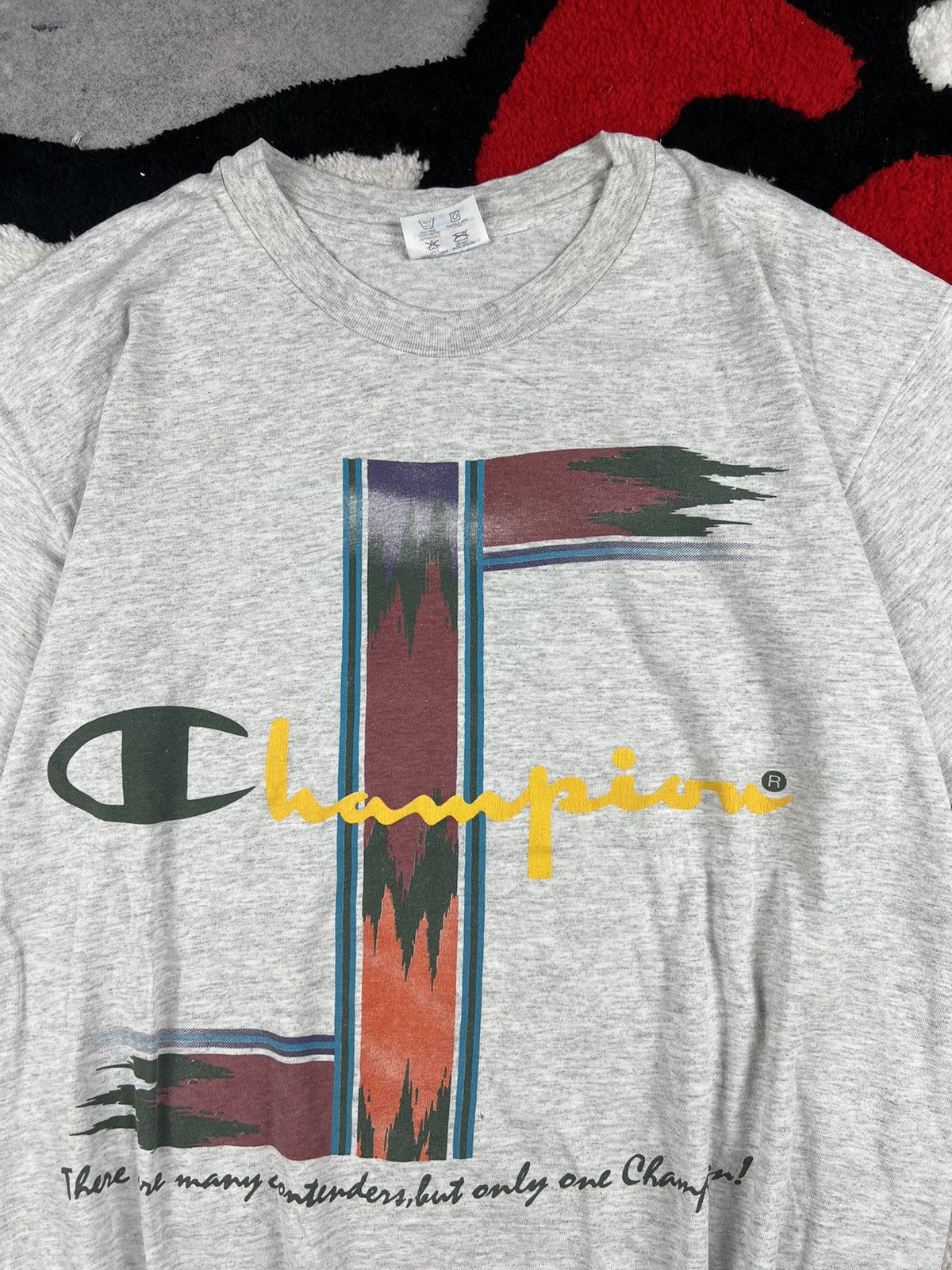 Champion Vintage Champion 90s USA Single Stitch Y2K Tee Shirt Size US L / EU 52-54 / 3 - 4 Thumbnail