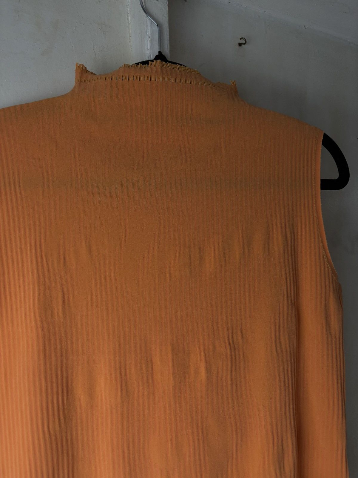 Issey Miyake Pleats Please Mid Neck sleeveless tops