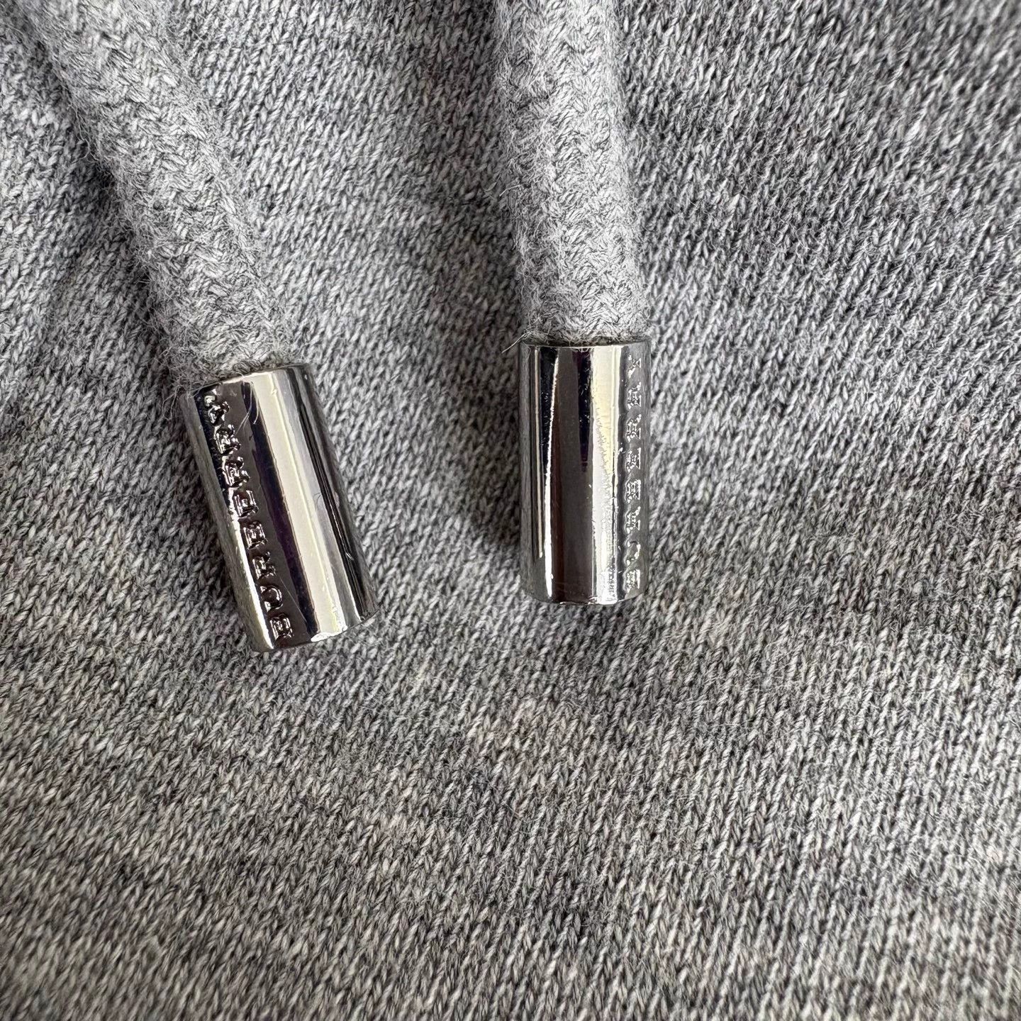 Burberry BURBERRY Grey Horseferry Embroidery Check Hoodie Size US M / EU 48-50 / 2 - 8 Thumbnail