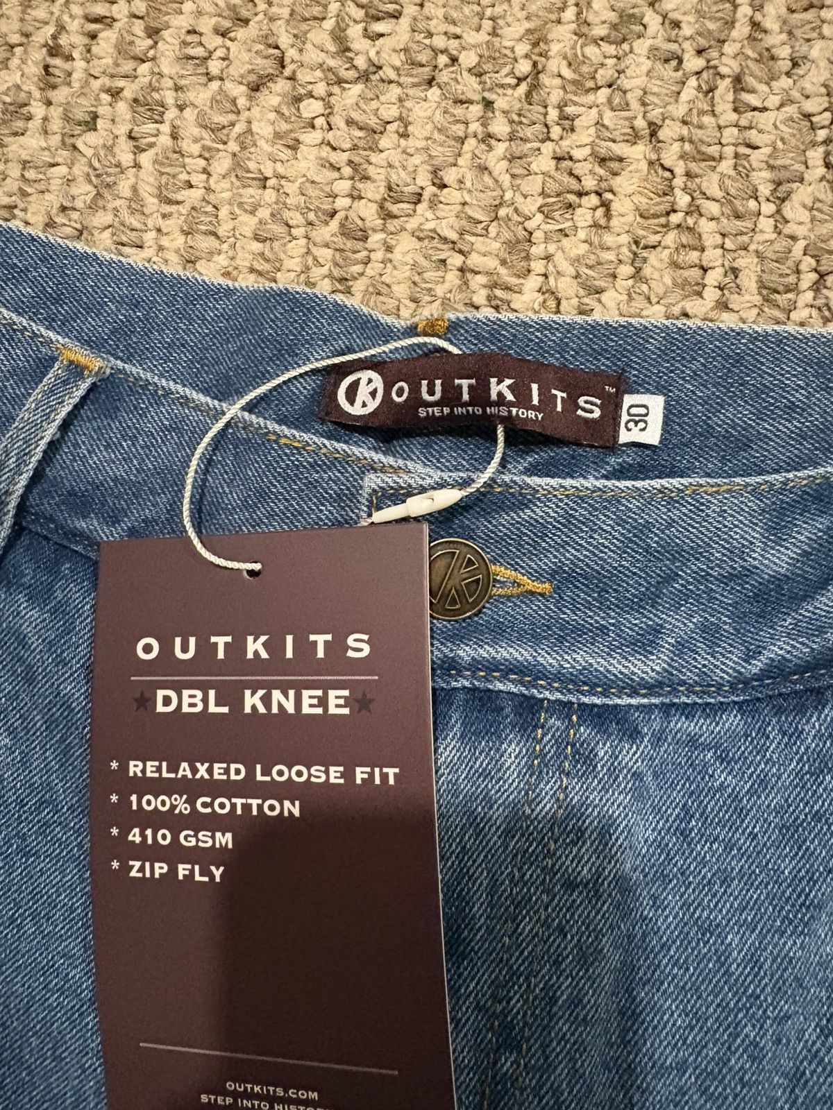 Vintage Outkits double knee denim shorts Size US 30 / EU 46 - 3 Thumbnail