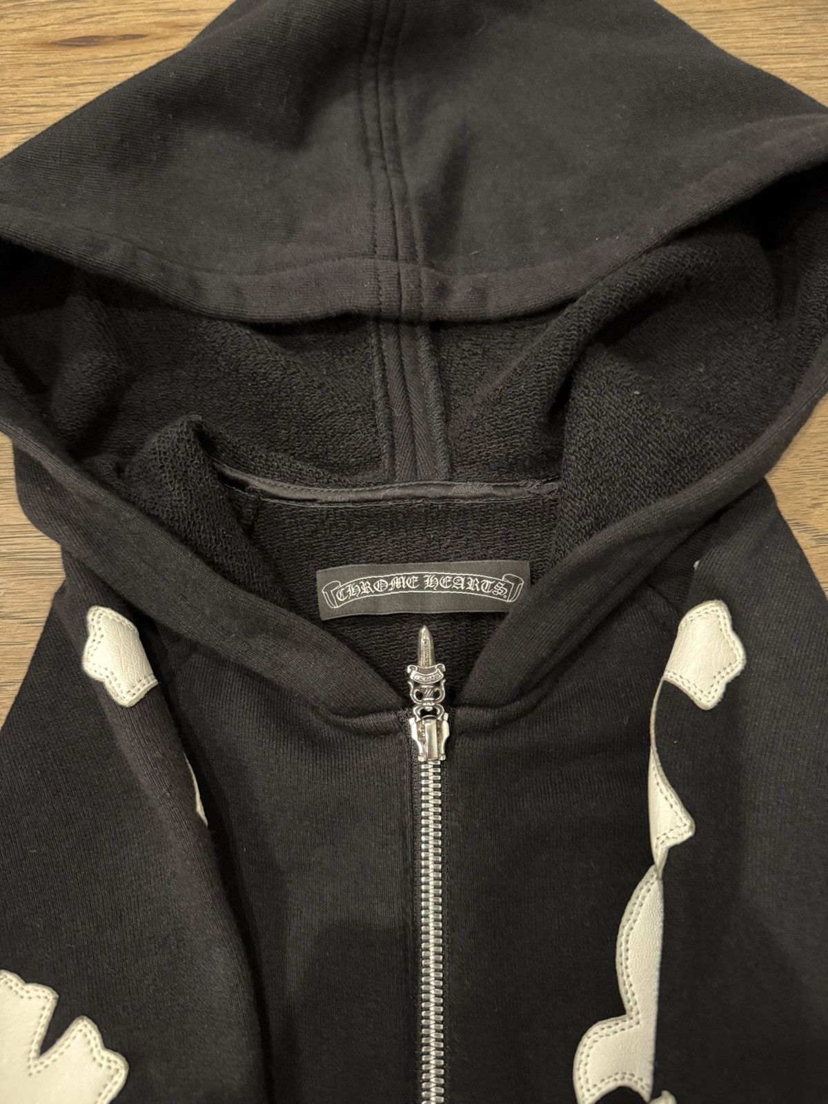 Chrome Hearts Chrome Hearts Multi Motif Leather Patch Onesie Jumpsuit Size US S / EU 44-46 / 1 - 10 Thumbnail