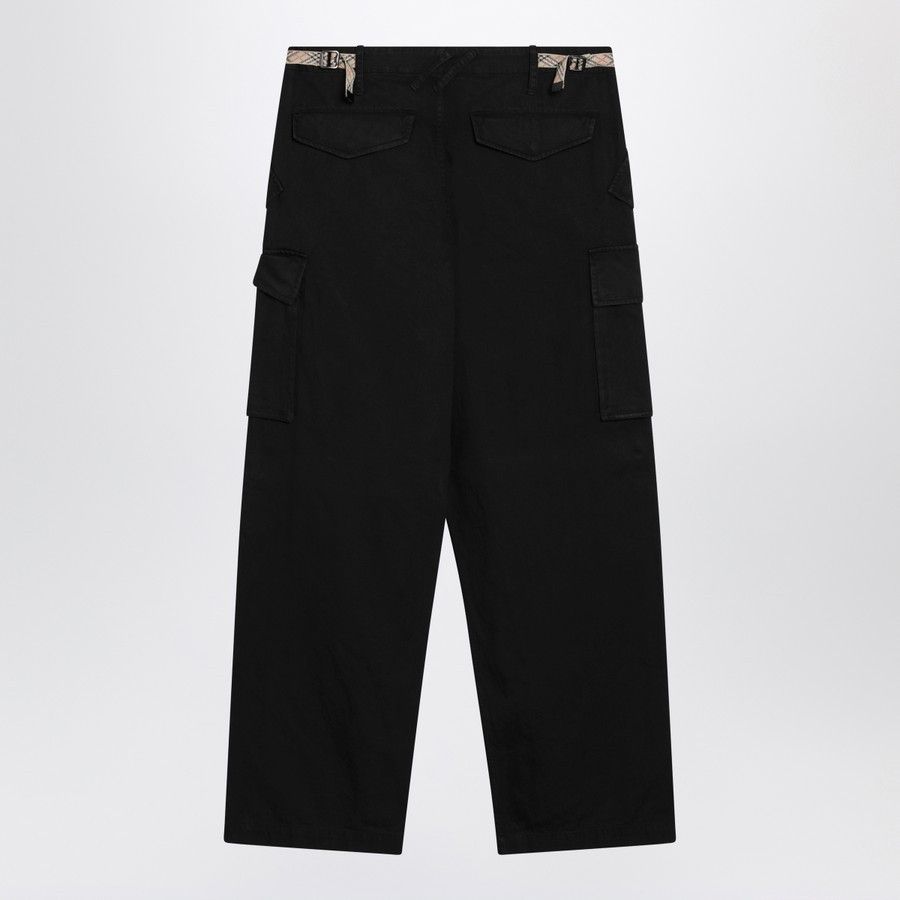 Burberry o1d2blof0226 Cotton Cargo Trousers in Black Size US 34 / EU 50 - 2 Thumbnail