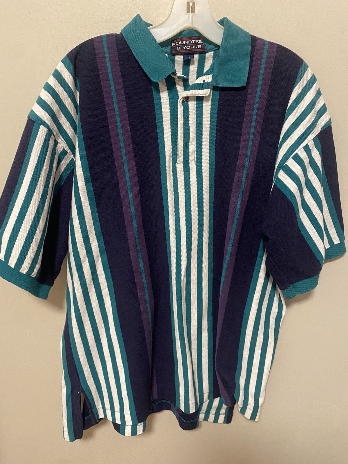 Other Striped Roundtree and Yorke Polo Size US L / EU 52-54 / 3 - 2 Thumbnail