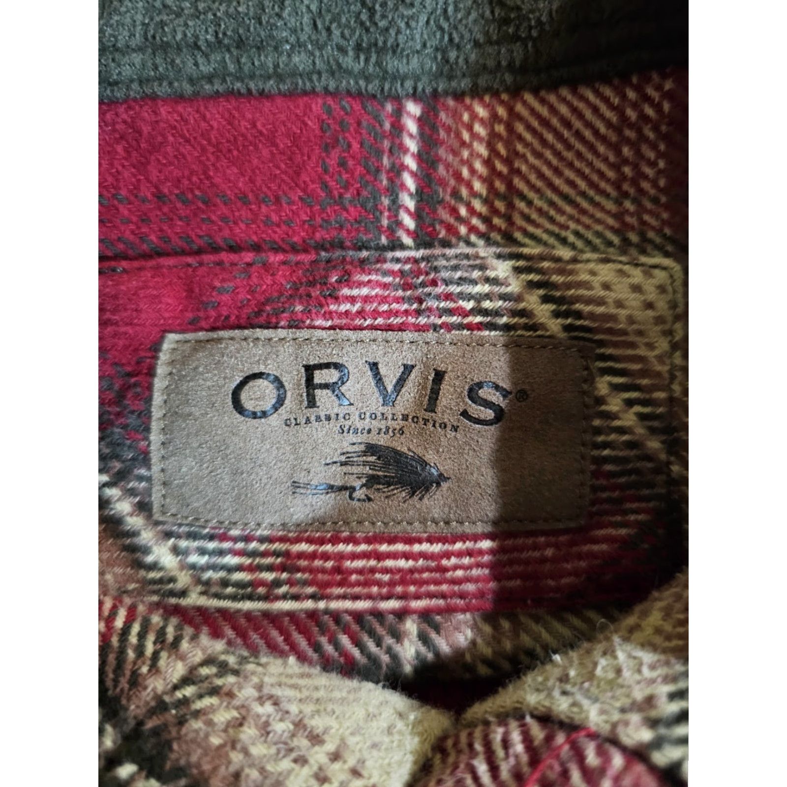Orvis VINTAGE Orvis Big Bear Heavy Weight Plaid Long Sleeve Button Up Flannel Mens XXL Red Size US XXL / EU 58 / 5 - 5 Thumbnail