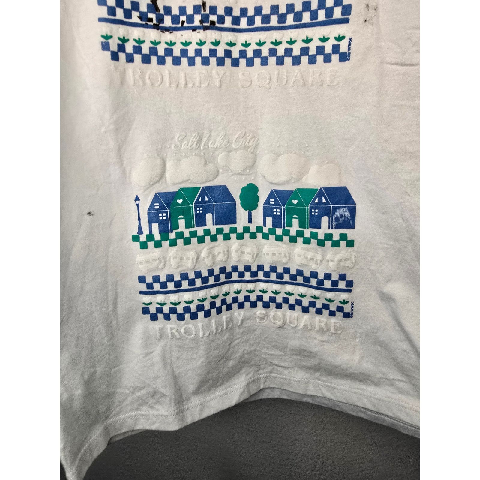 Jerzees × Vintage Vintage Test Print Shirt White Tennessee Salt Lake City Tee Size US M / EU 48-50 / 2 - 5 Thumbnail