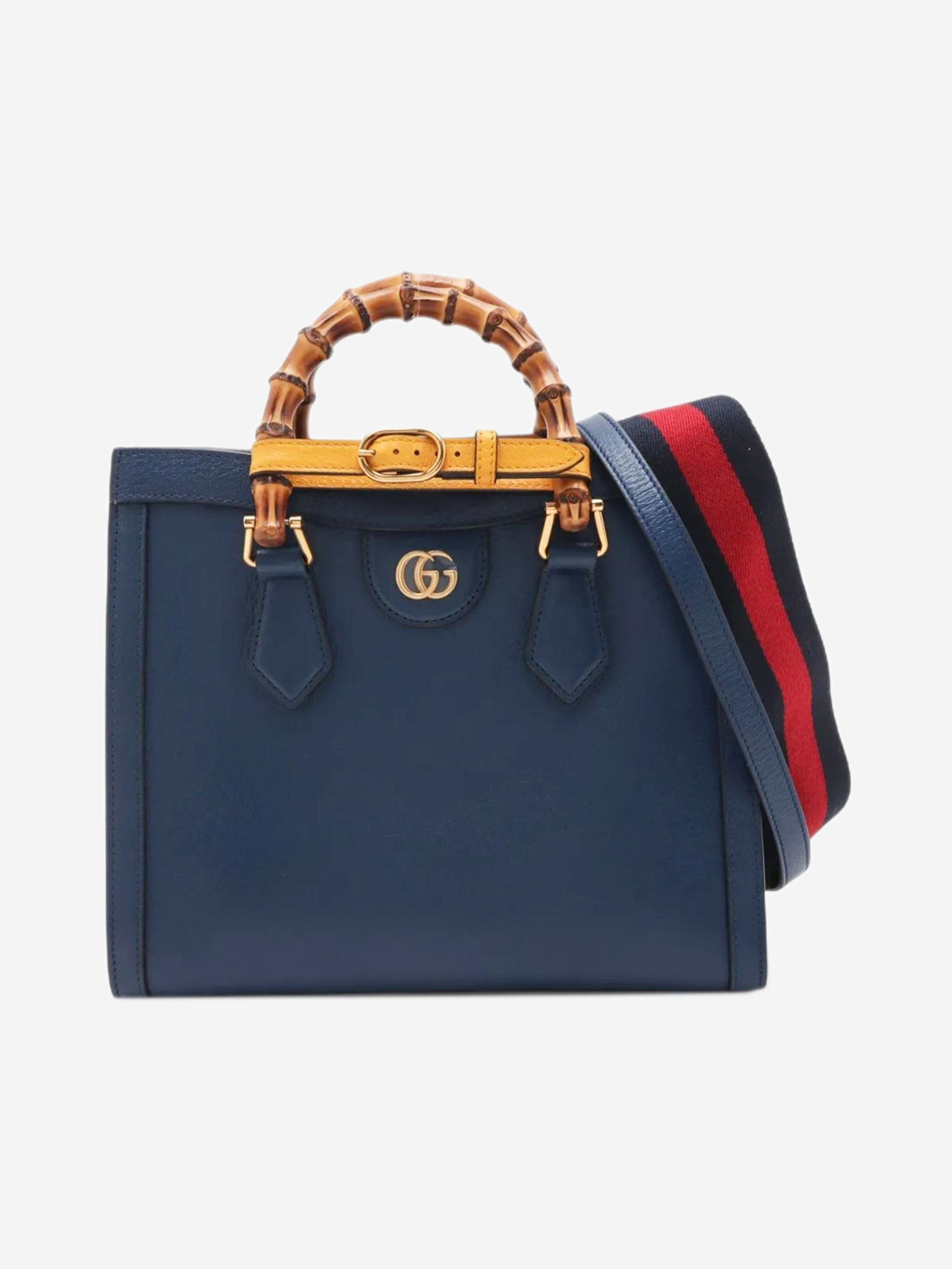 Gucci Blue Diana Bamboo shoulder bag Size ONE SIZE - 1 Thumbnail
