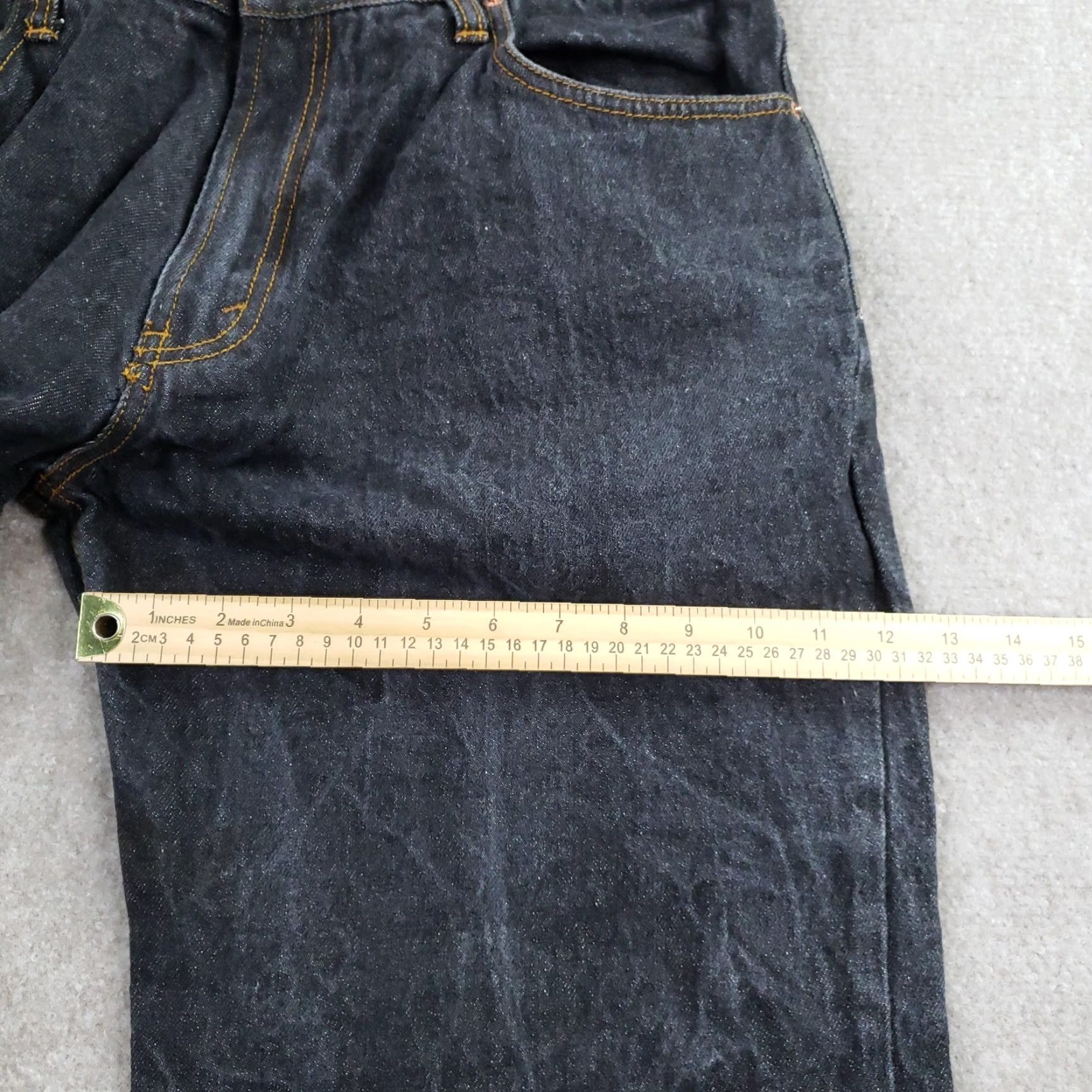 Rocawear VINTAGE Rocawear Jeans Mens 34 Waist 34x31 Black Denim Baggy Straight 90s Streetwear Mens Boys? Size US 34 / EU 50 - 6 Thumbnail