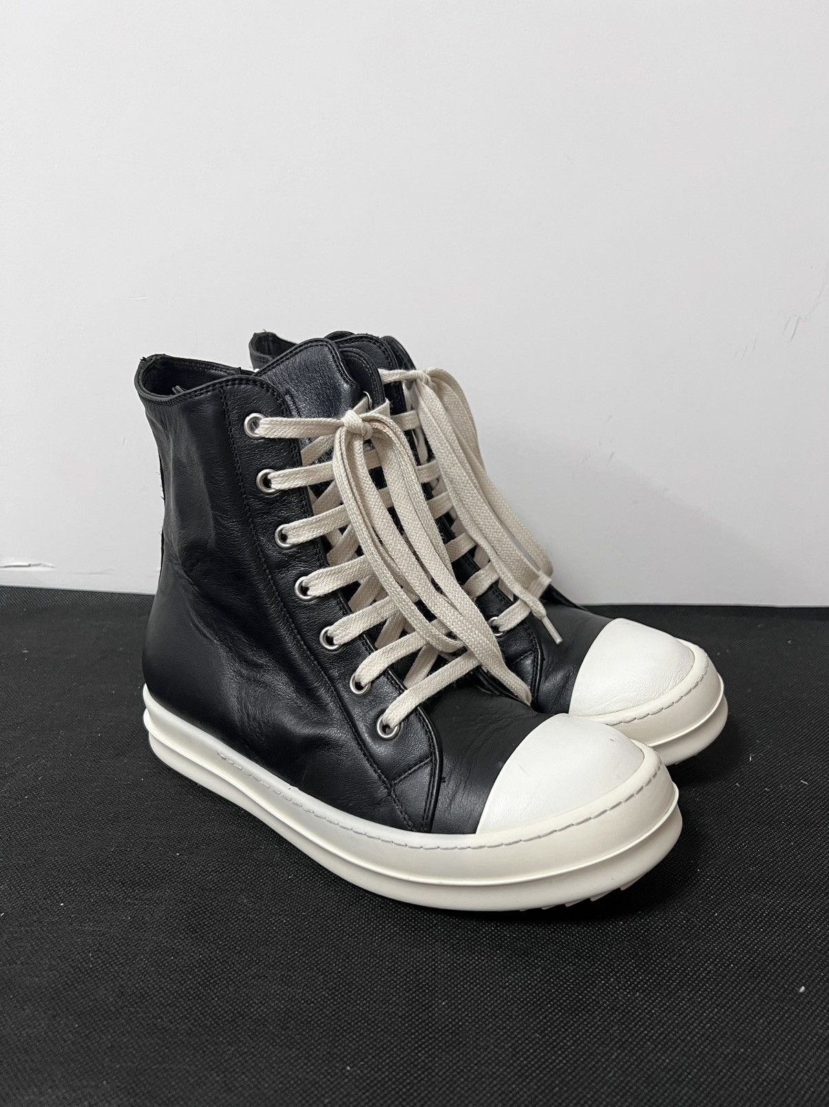 Rick Owens Rick owens mainline ramones high top sneakers Size US 5.5 / IT 35.5 - 5 Thumbnail