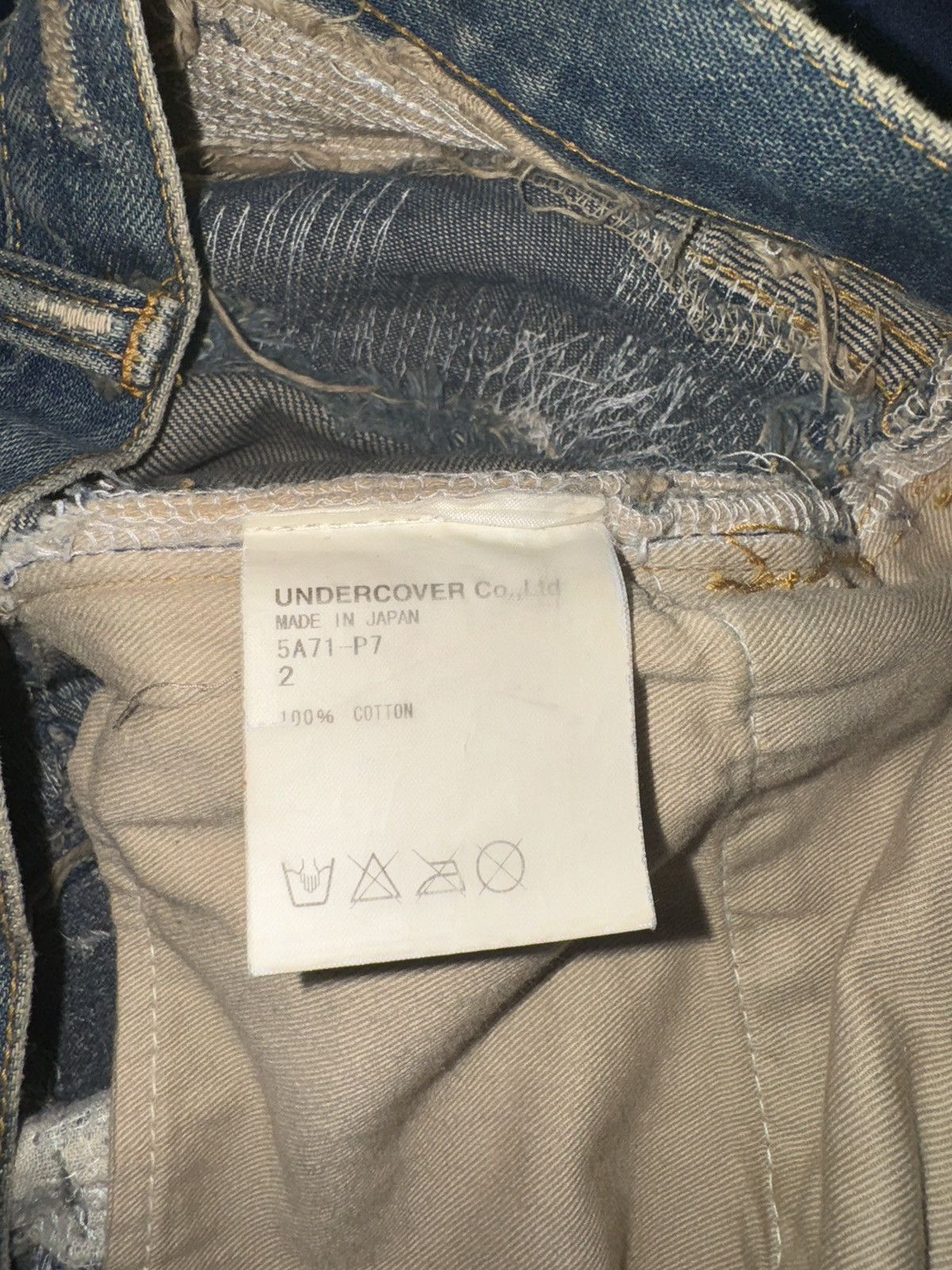 Undercover Undercover AW05 “Arts & Crafts” 85’s Blue Denim Size US 29 - 8 Thumbnail