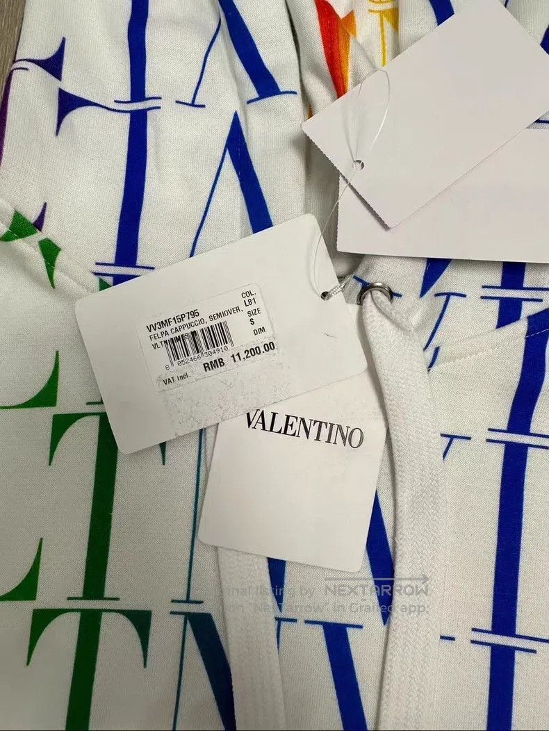Valentino Valentino Colourful letter logo printed hooded sweatshirt Size US M / EU 48-50 / 2 - 3 Thumbnail