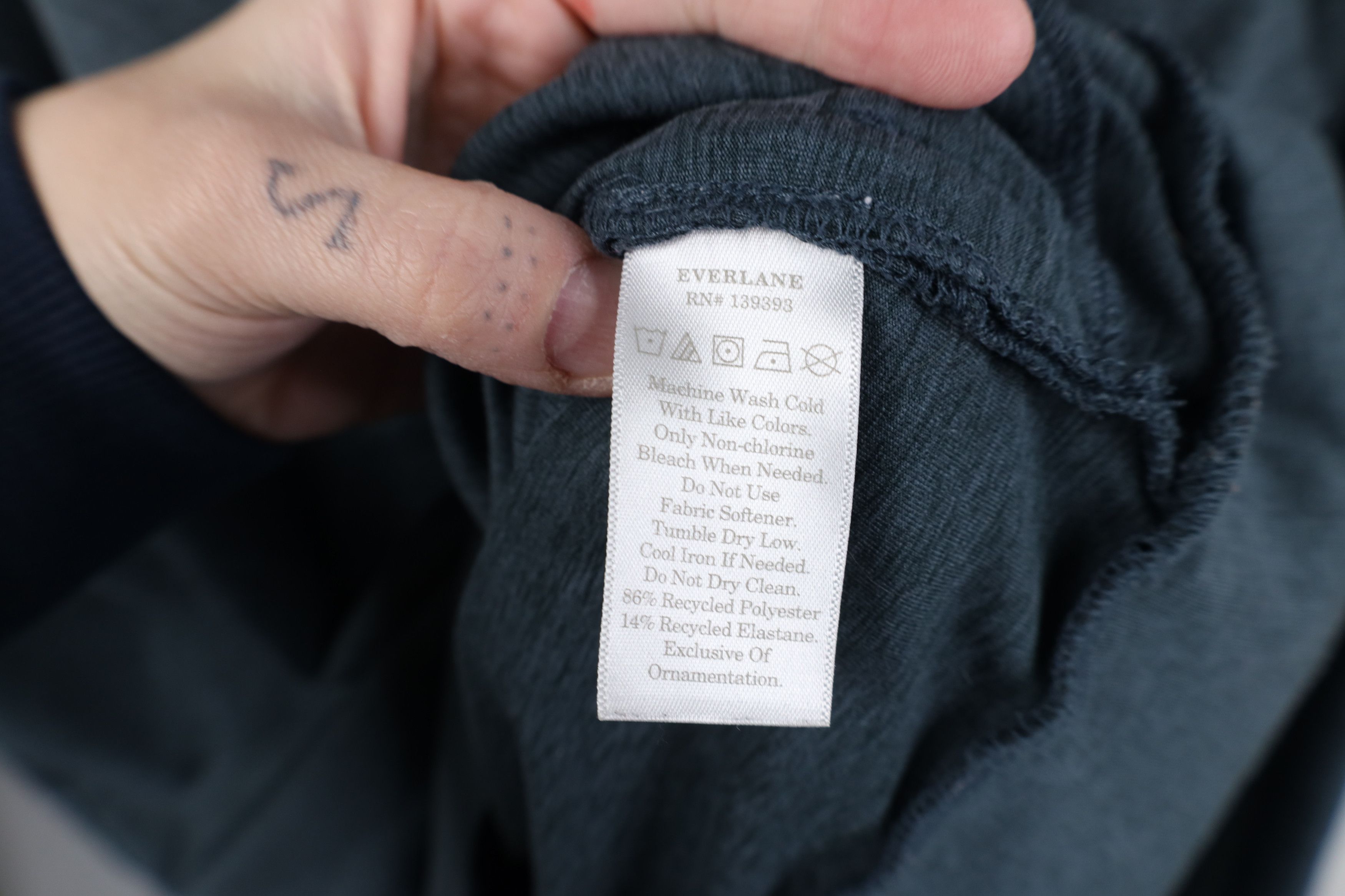 Everlane Everlane Blank Lightweight Jersey Knit Hoodie Heather Blue Size US M / EU 48-50 / 2 - 9 Thumbnail