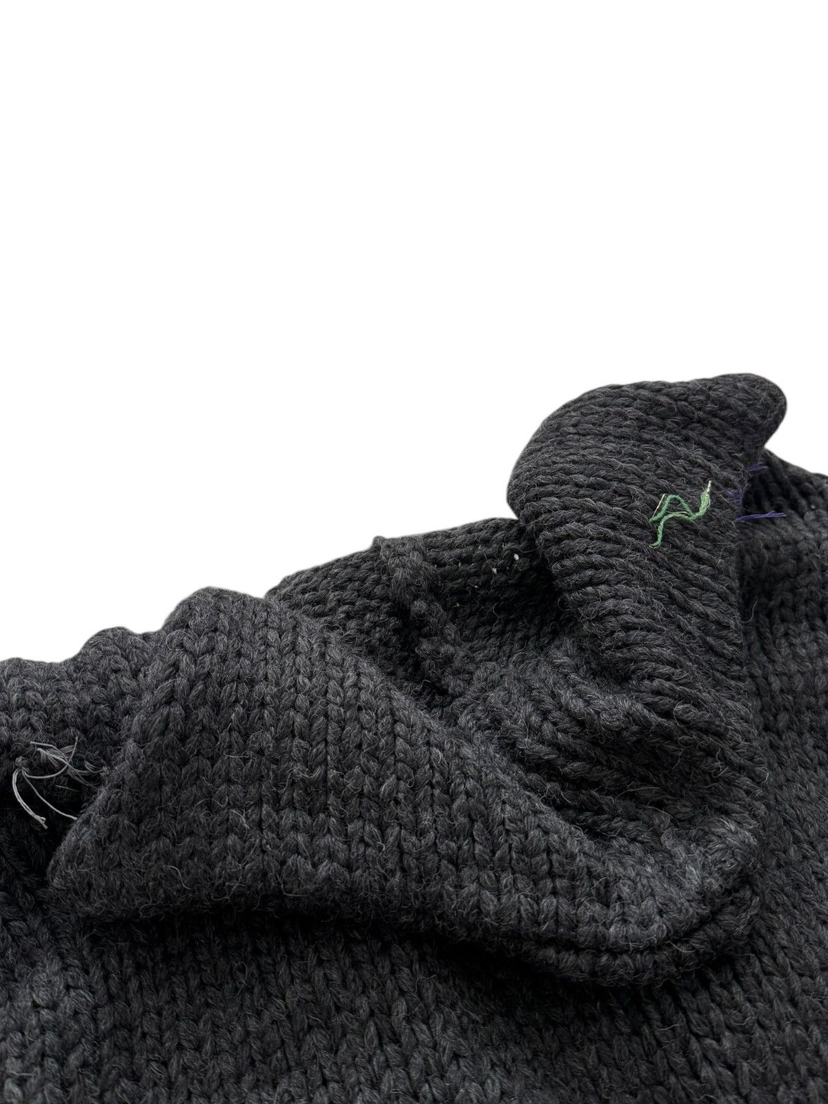 Greg Lauren 2012 OG “The Chunky Loner” Knitter Jacket (Cashmere Alpaca) Size US XS / EU 42 / 0 - 8 Thumbnail