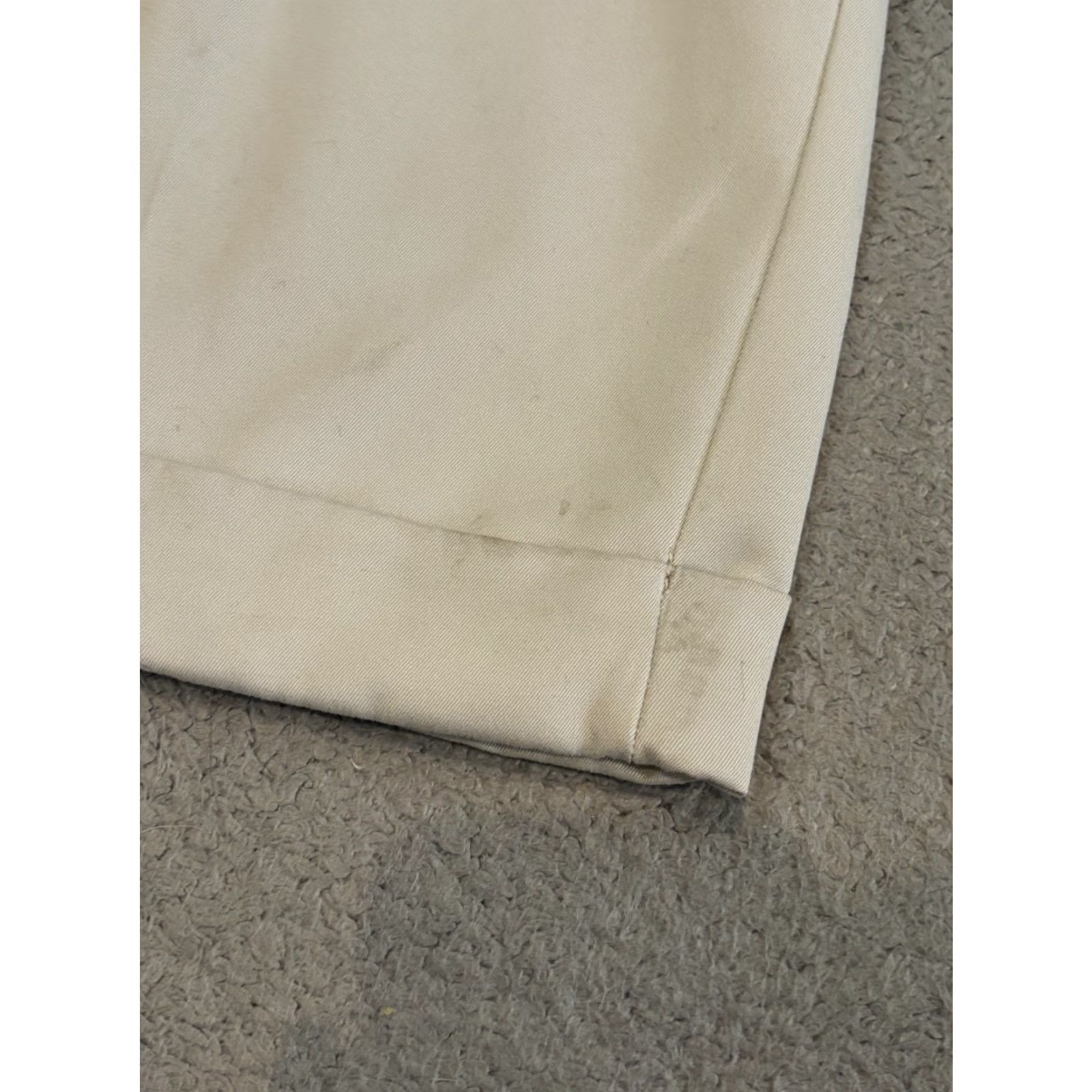 Dockers DOCKERS Golf Pants Mens 38X30 Beige Khaki Pleated Cuffed Straight Leg Casual Size US 38 / EU 54 - 2 Thumbnail