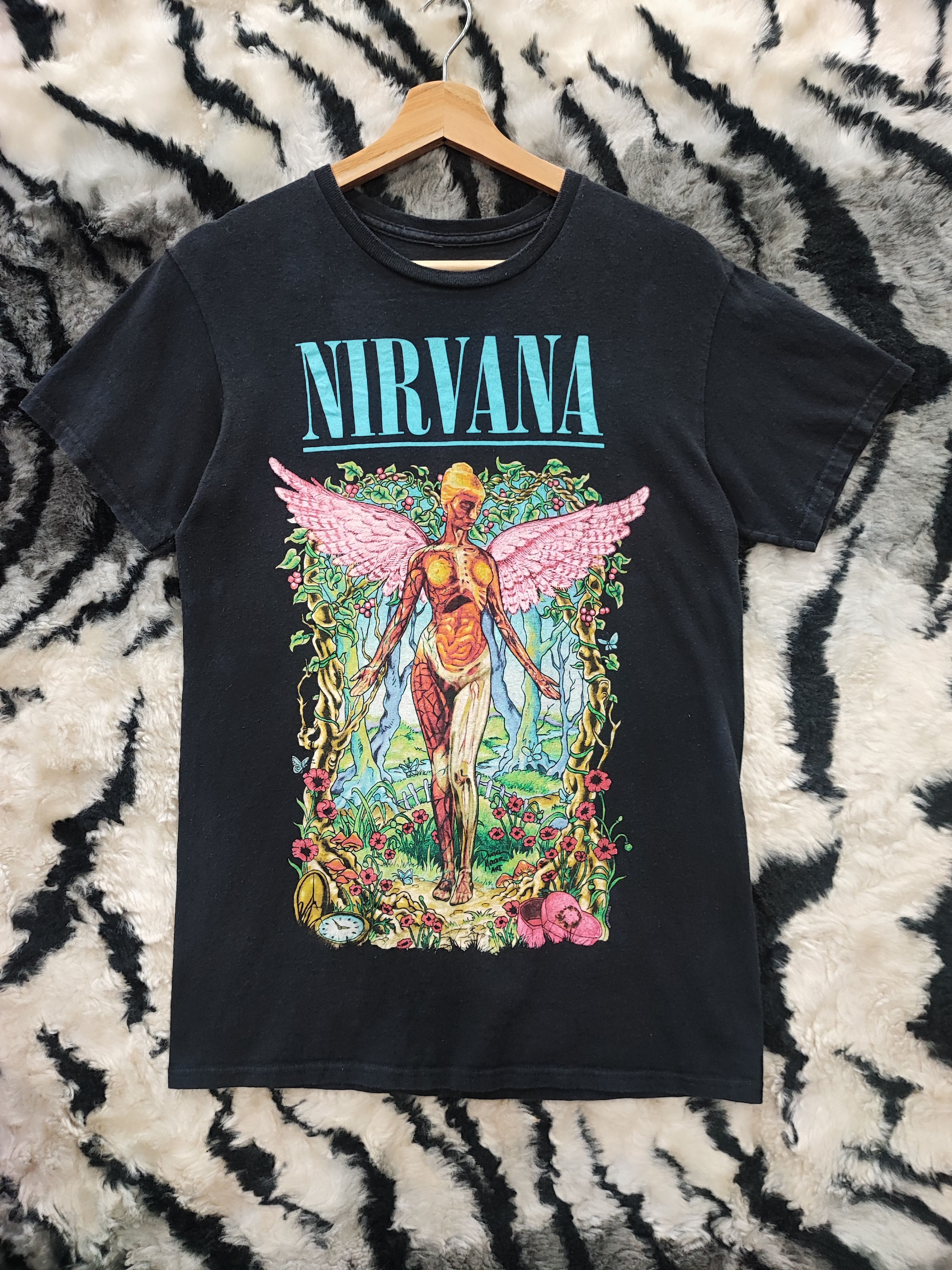 Band Tees nirvana in utero angel t shirt Size US M / EU 48-50 / 2 - 1 Thumbnail