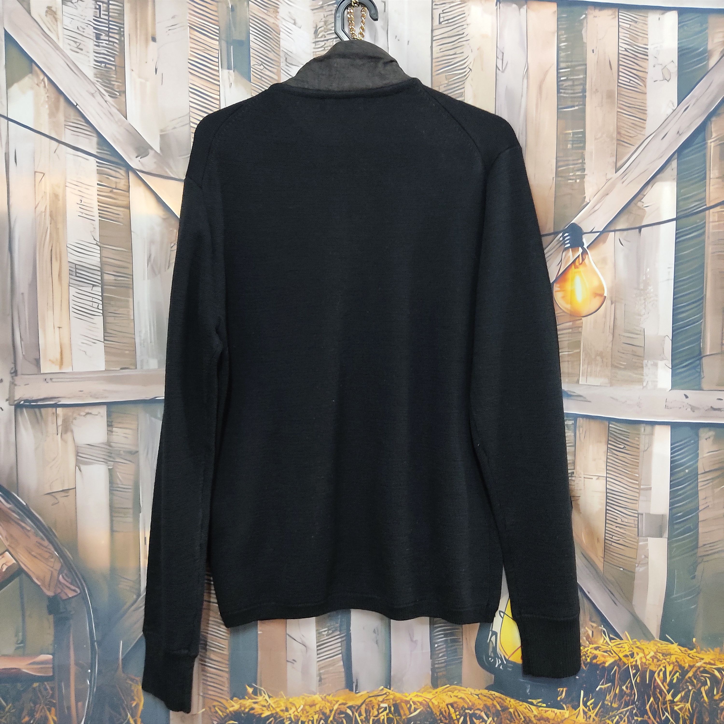 Black Label Burberry Black Label Wool Knitted Zipper Jacket Size US M / EU 48-50 / 2 - 3 Thumbnail