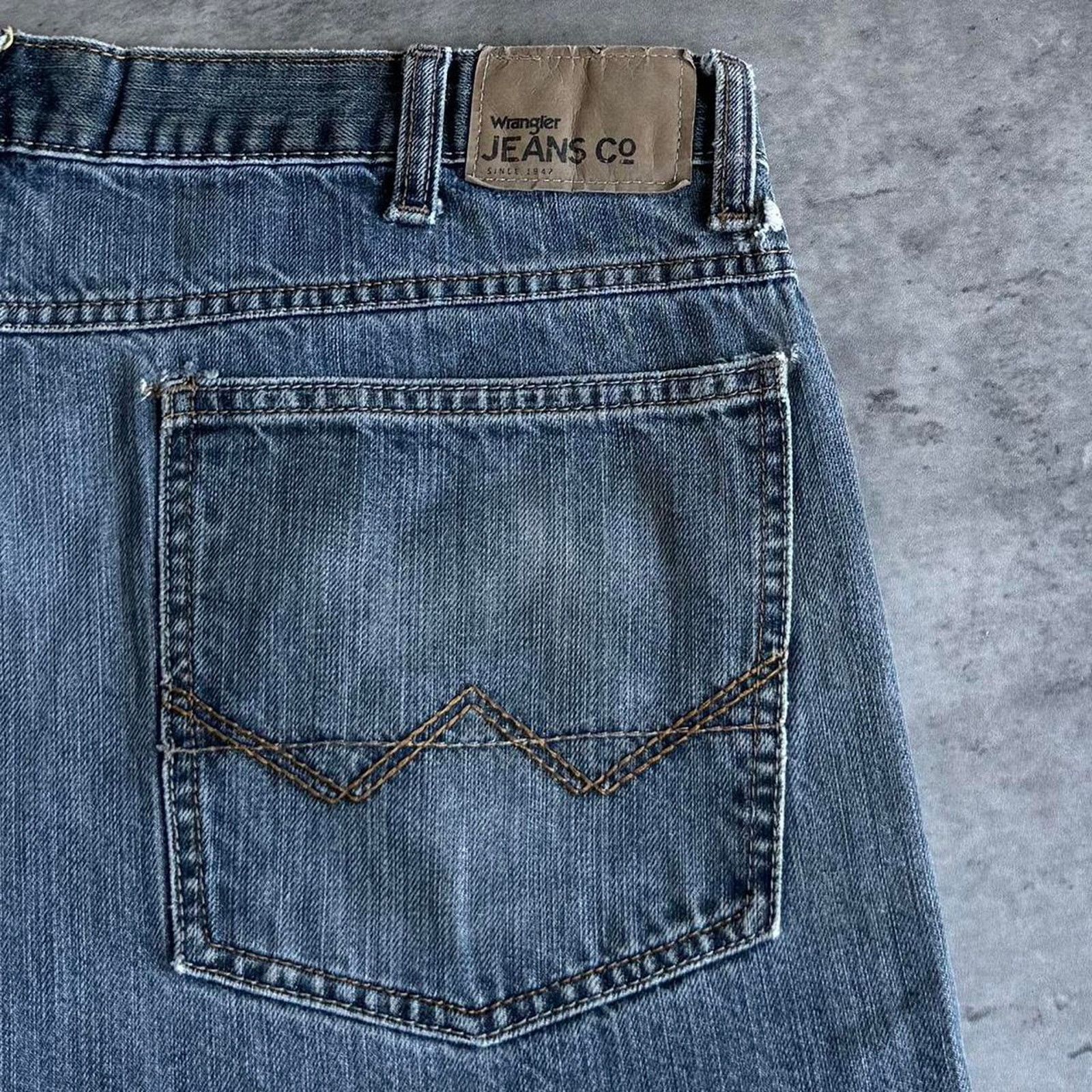 Levi's × Vintage × Wrangler Vintage Y2K Embroidered Grunge Opium Essential Denim Jeans Size US 36 / EU 52 - 3 Thumbnail