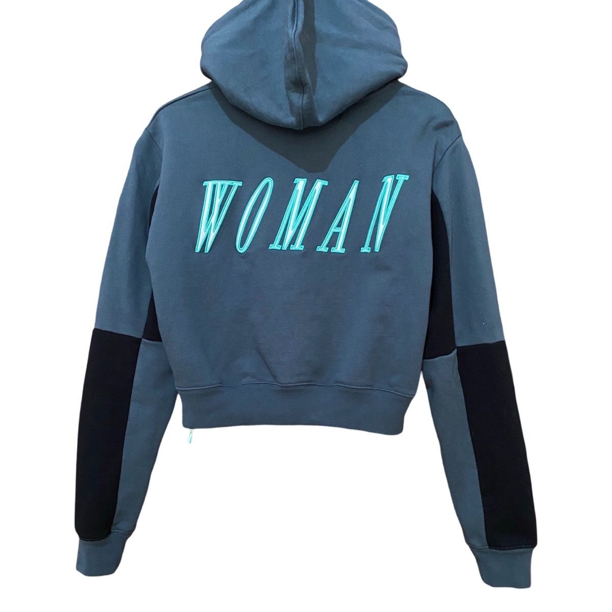 Off-White Off-White Off White Jockey Embroidered Crop Hoodie Size XS / US 0-2 / IT 36-38 - 2 Thumbnail