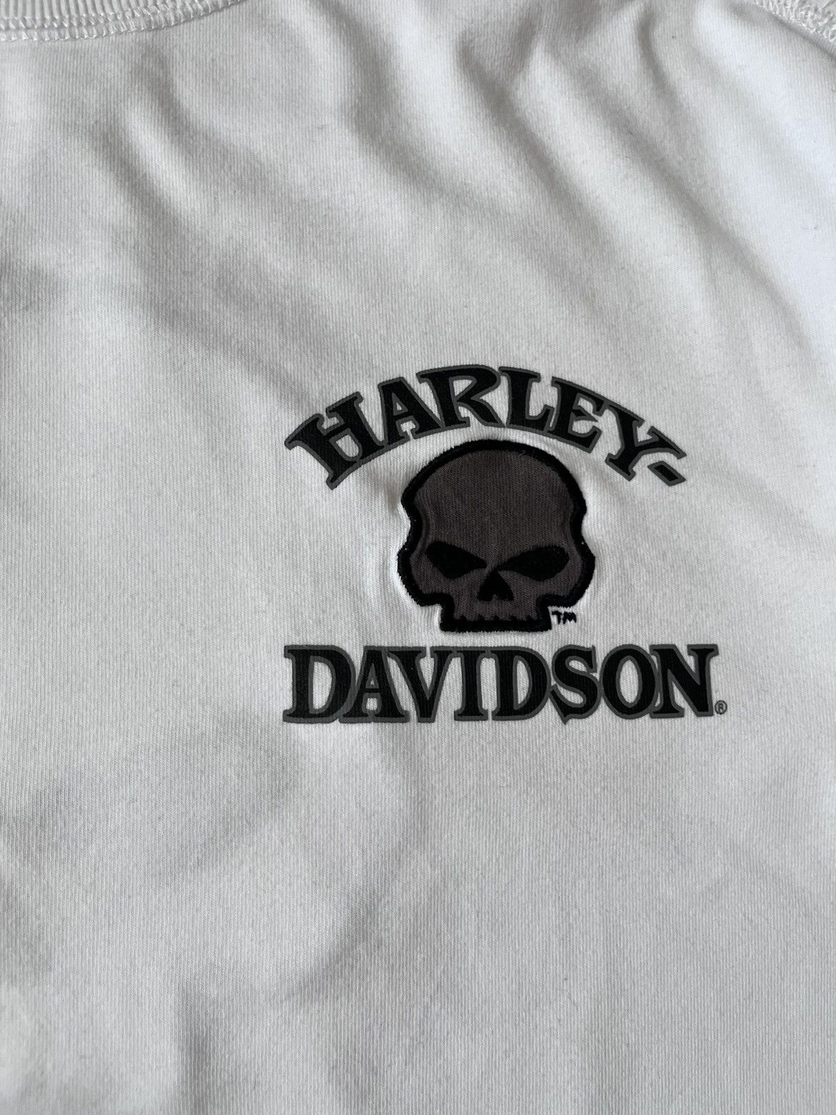 Harley Davidson Vintage Harley Davidson Big Logo Skull Long Sleeve Tee Size US L / EU 52-54 / 3 - 10 Thumbnail