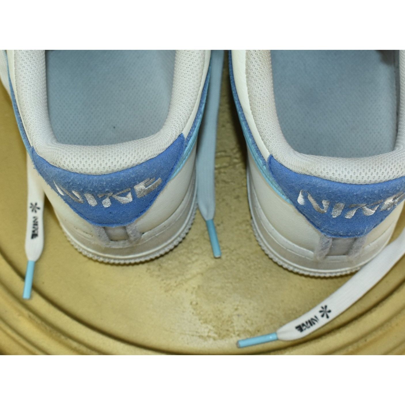 Nike Nike Air Force 1 '07 LV8 82 Men's Shoes Size 8 Blue Chill/Wh Size US 8 / EU 41 - 10 Thumbnail