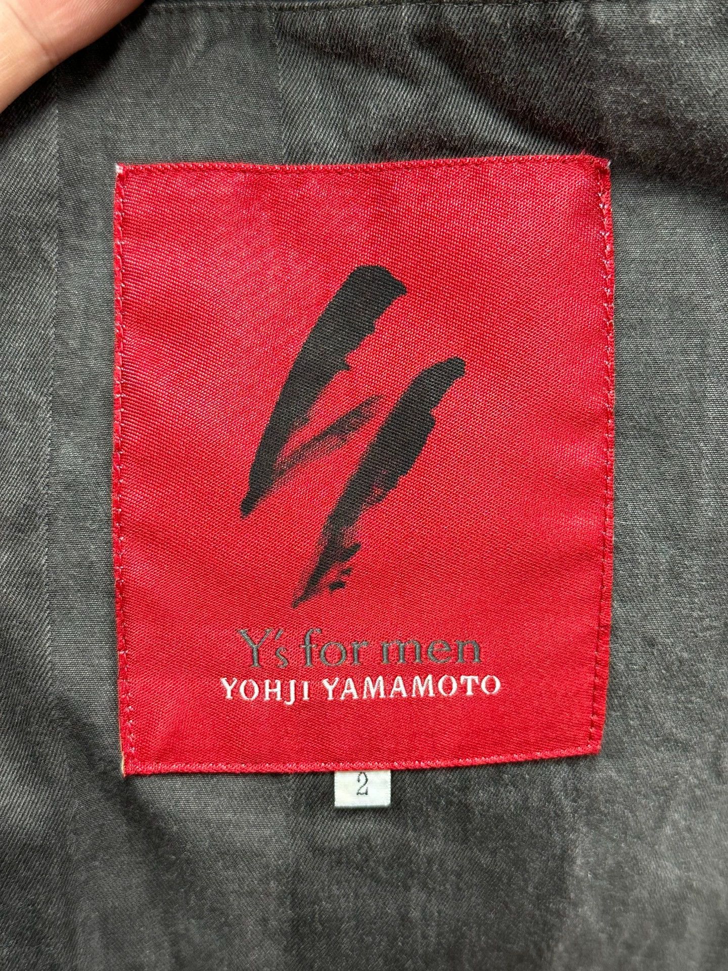 Yohji Yamamoto Yohji Yamamoto y's Red Label Washed Gray Striped Suit 2 Size US M / EU 48-50 / 2 - 7 Thumbnail