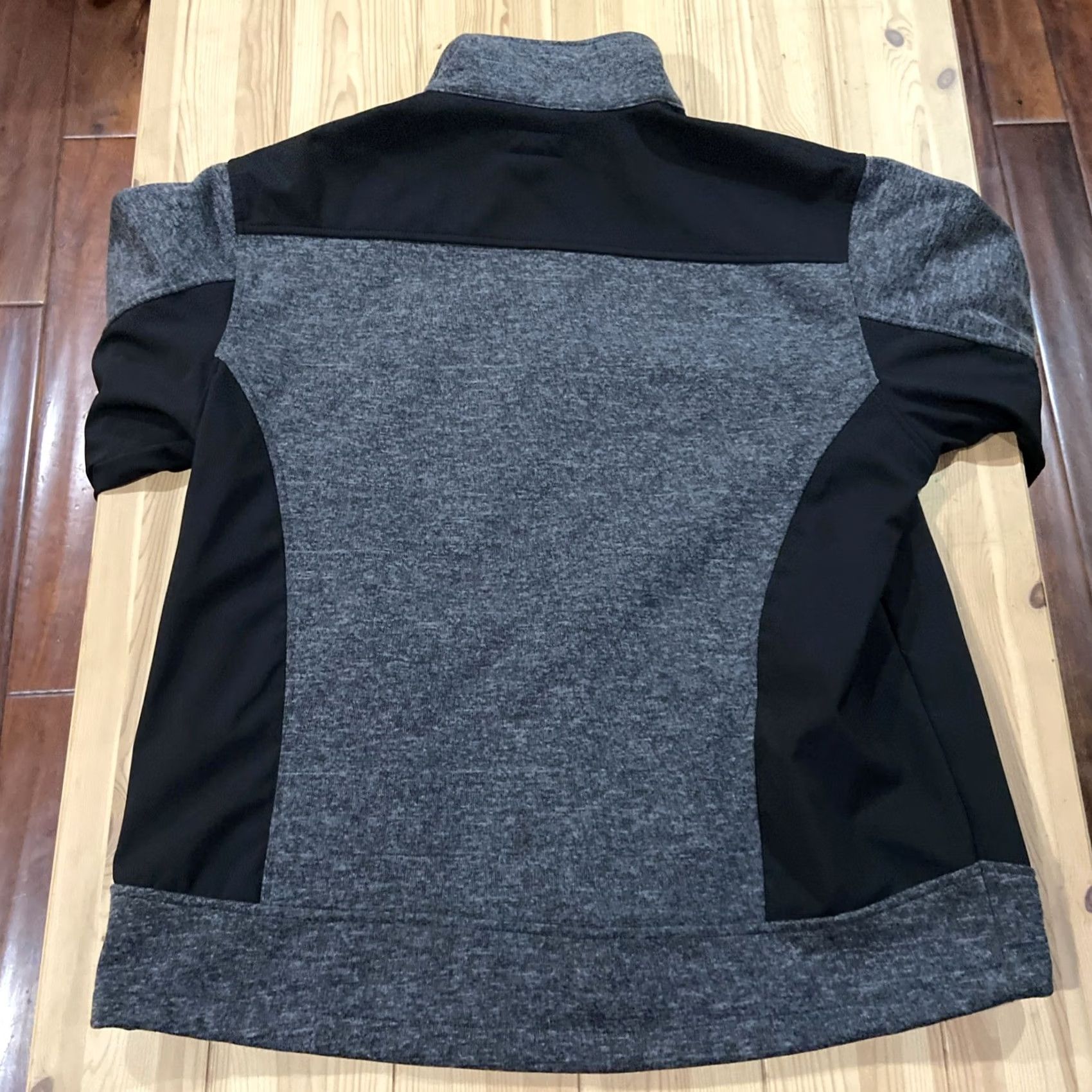 Vintage NRA Members Men's Jacket Softshell Zip Black/Grey L Regular Stand-Up Collar Full Zip Logo Windbreaker 46 Chest Black NRA Size US L / EU 52-54 / 3 - 7 Thumbnail