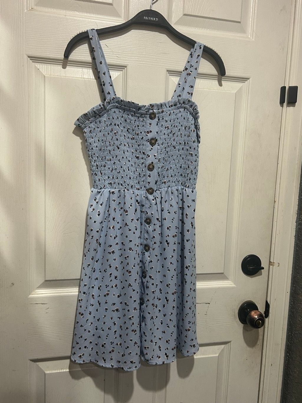 Other Women's Sienna Sky Mini Dress M Light Blue Floral Size M / US 6-8 / IT 42-44 - 1 Thumbnail