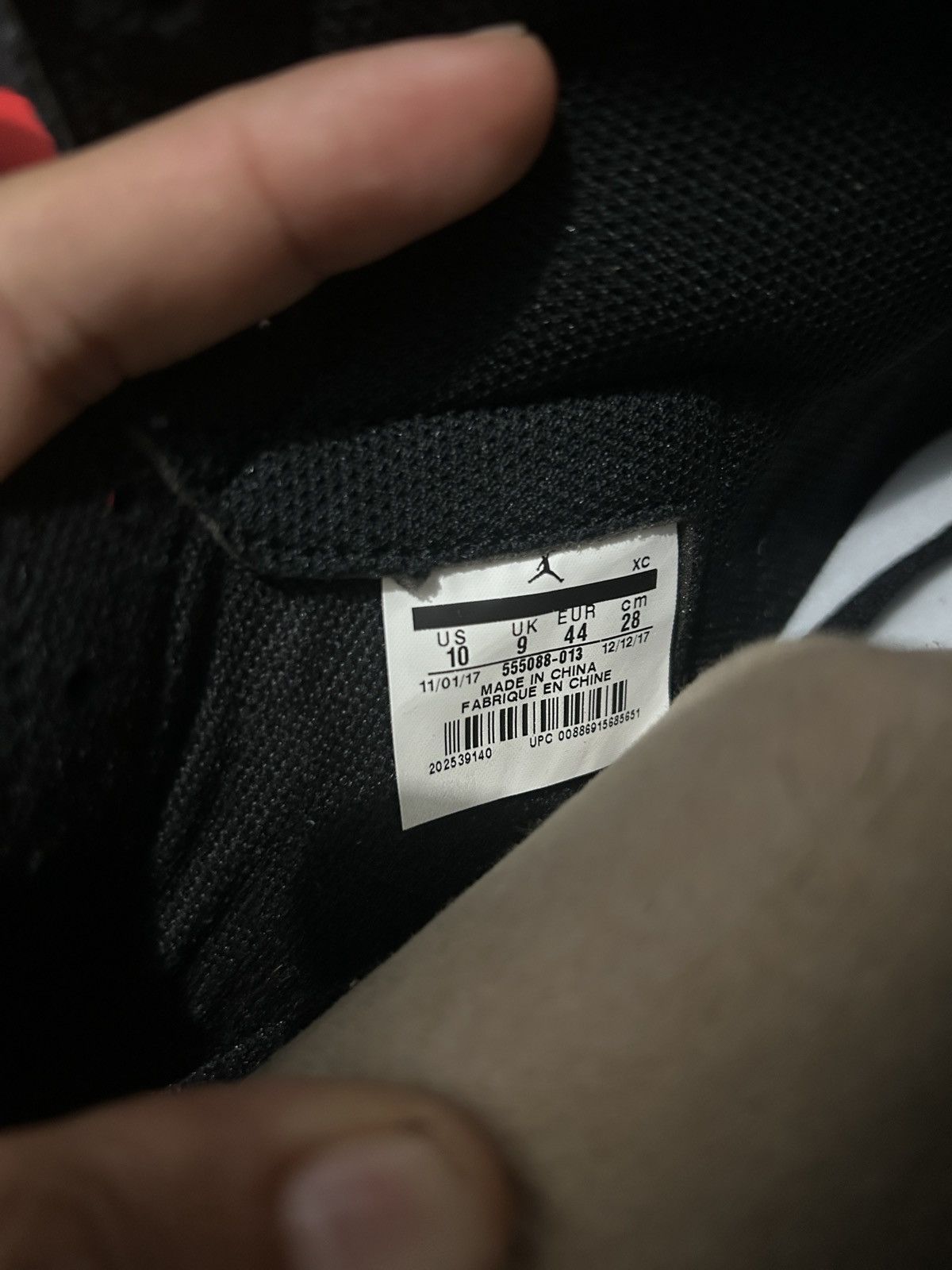 Jordan Brand nike air jordan 1 high shadow 2018 Size US 10 / EU 43 - 14 Thumbnail