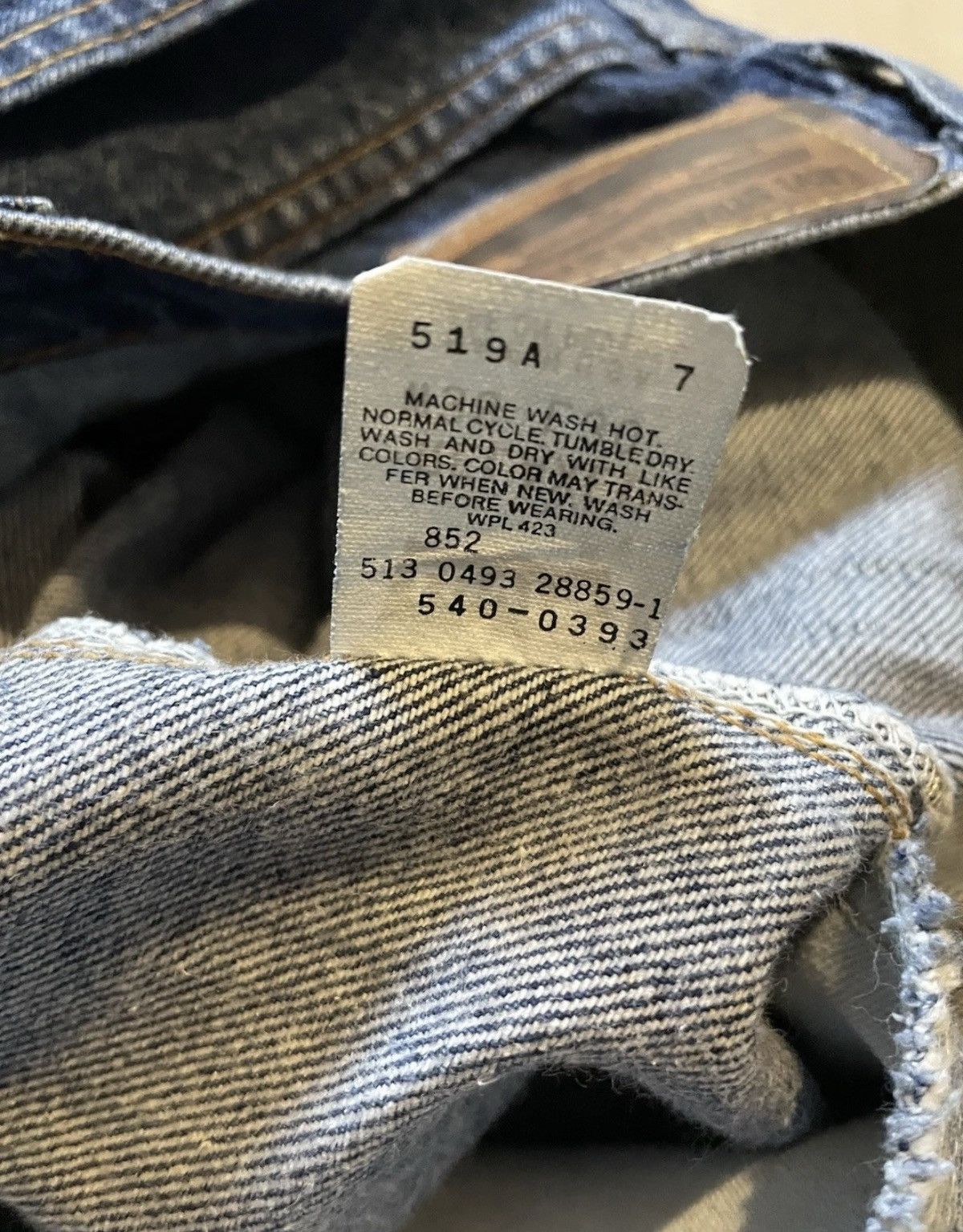 Levi's Vintage 90s Levis 540 Brown Tab Made In USA 36x30 *35x30 Size US 35 - 9 Thumbnail