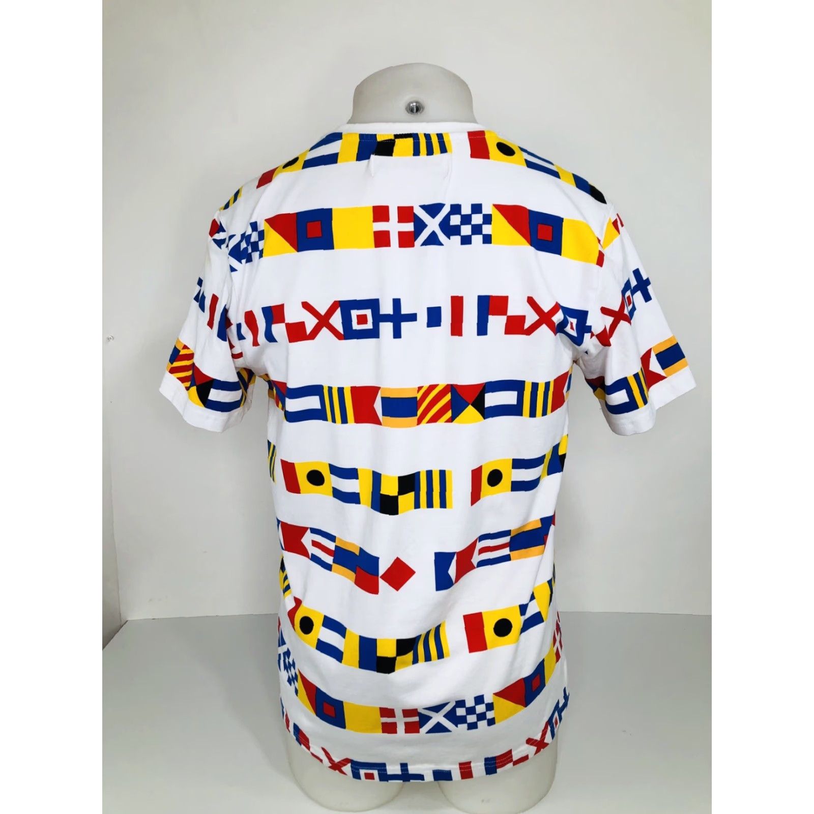 Black Pyramid BLACK PYRAMID BP18 - Embroidered Flag White Shirt M Mens Sm/Md Size US M / EU 48-50 / 2 - 5 Thumbnail