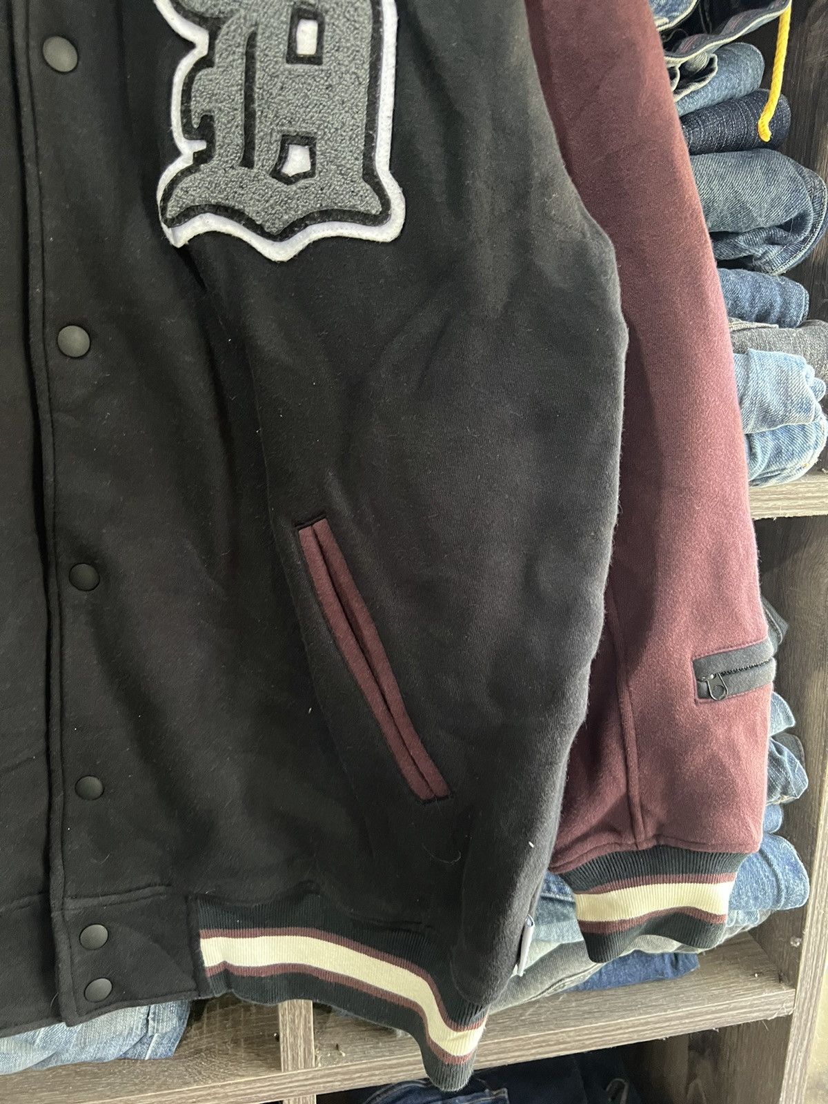 Japanese Brand 🔥Double Steal Cotton Varsity Jacket Size US L / EU 52-54 / 3 - 8 Thumbnail