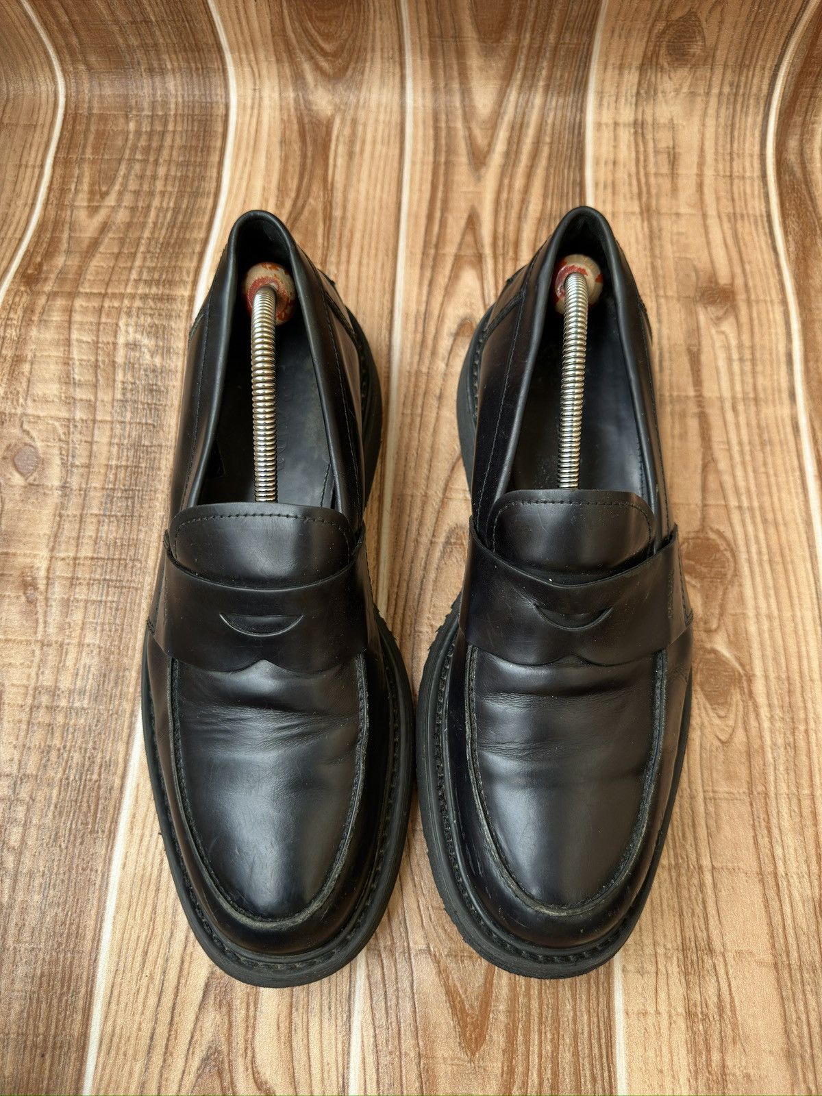 Prada Prada Penny Loafers Size US 10 / EU 43 - 3 Thumbnail