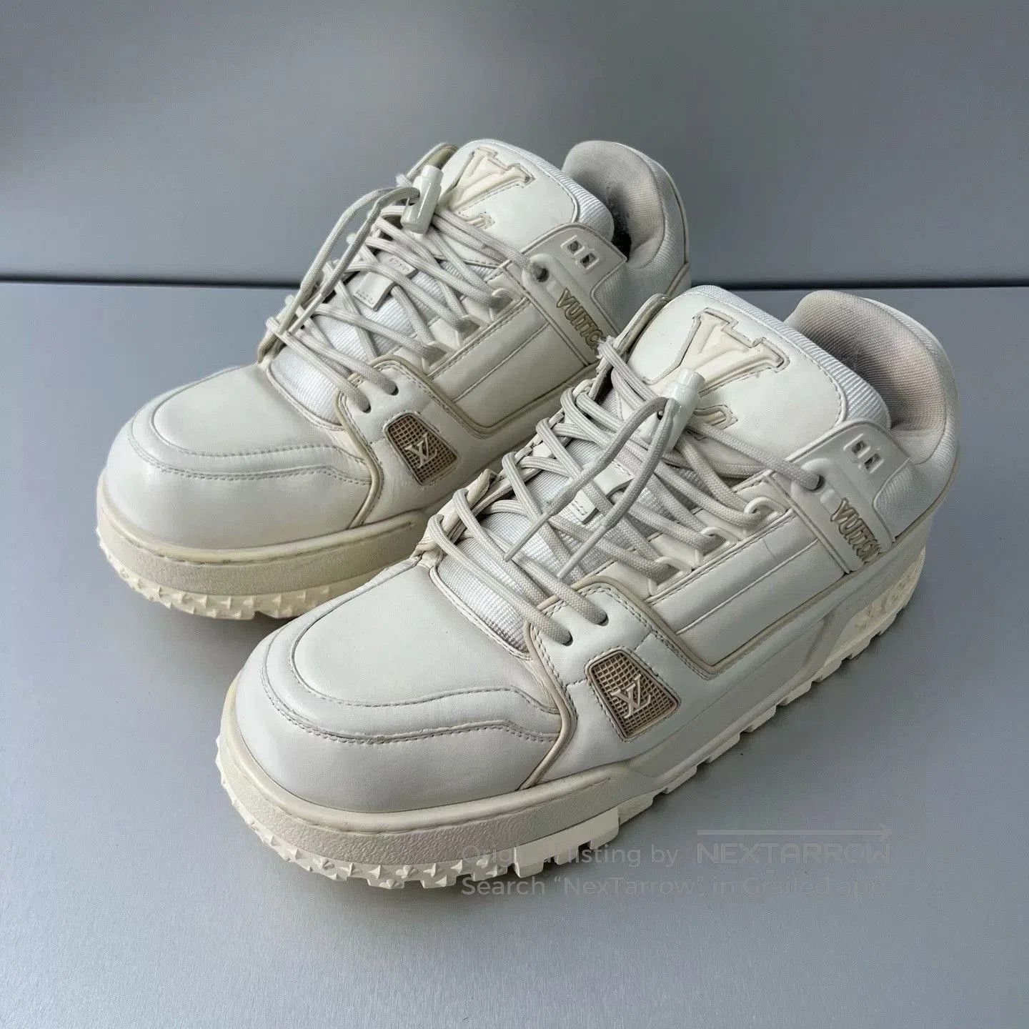 Louis Vuitton Louis Vuitton Trainer Maxi Sneakers White. Size US 8 / EU 41 - 1 Thumbnail