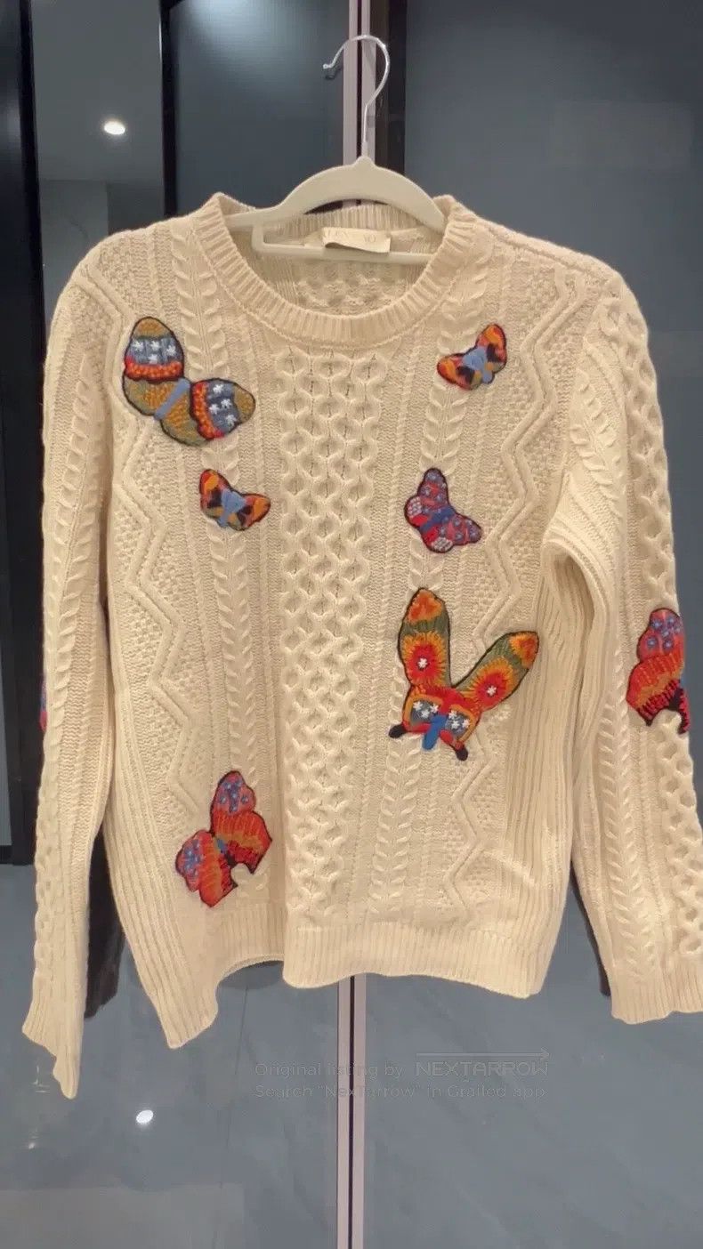 Valentino Valentino Butterfly sweater Size S / US 4 / IT 40 - 1 Thumbnail