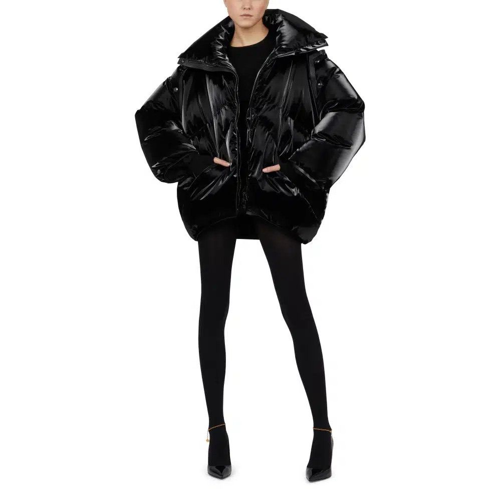 Tom Ford o1sndg0825 CS1221 Nylon Jacket in Black Size S / US 4 / IT 40 - 2 Thumbnail
