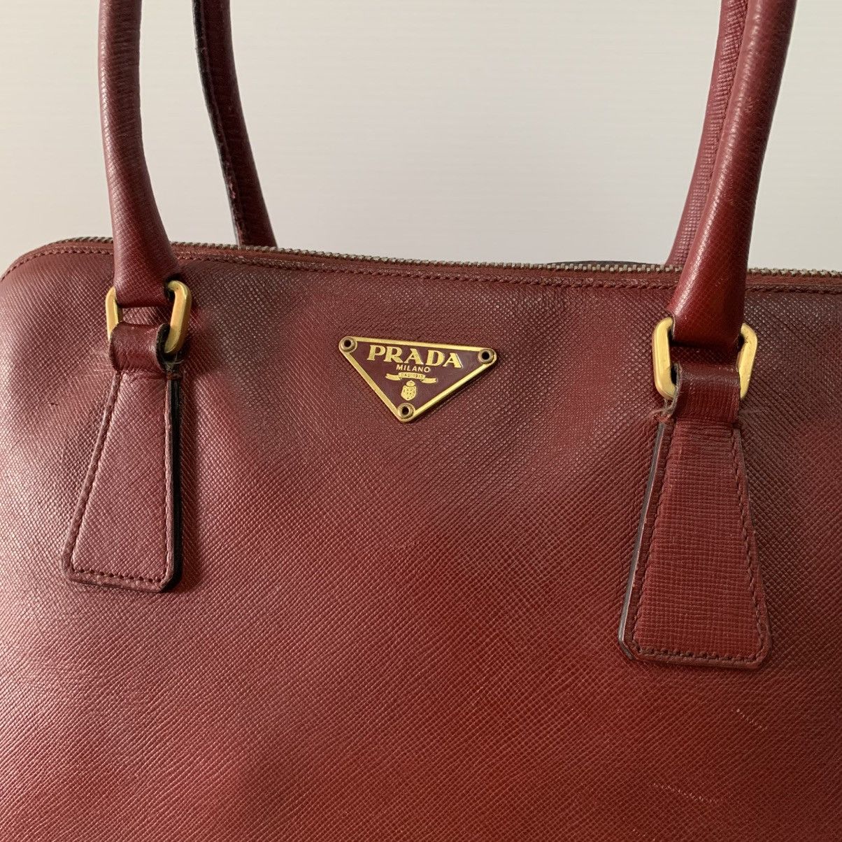 Prada Prada Alma Leather Handbag Size ONE SIZE - 5 Thumbnail