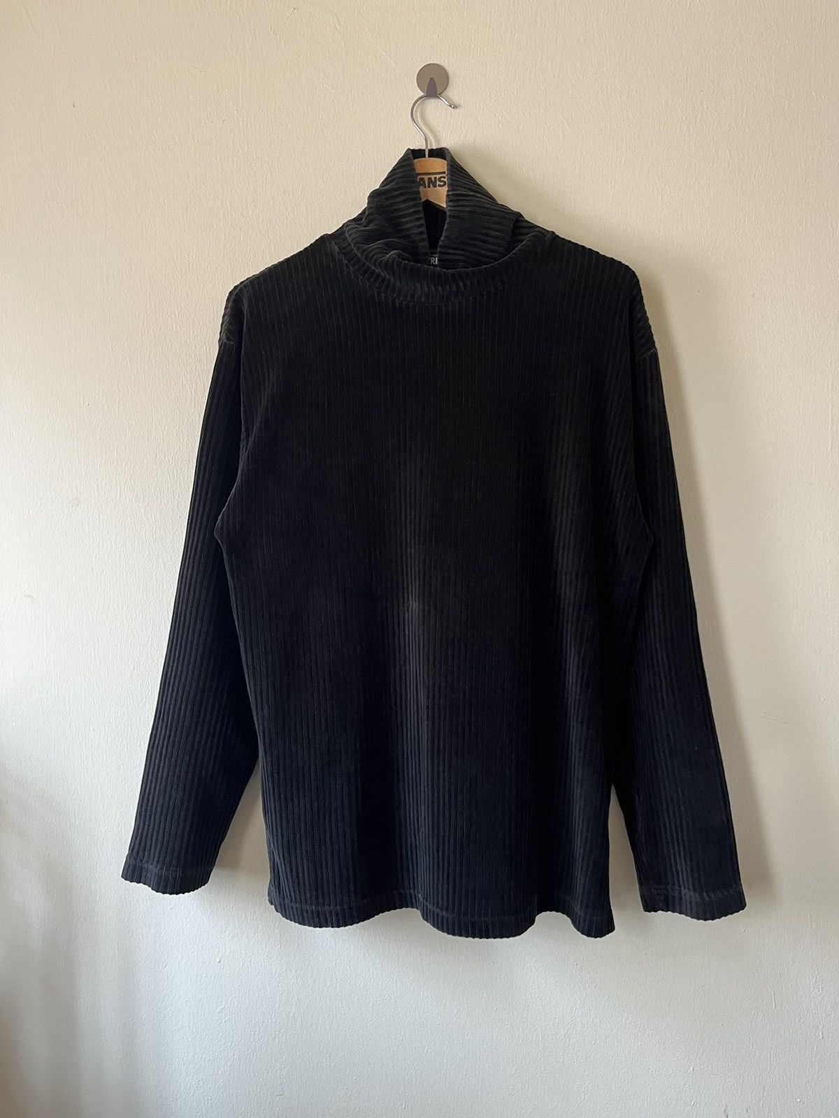 Japanese Brand Lucky Strike Corduroy Turtle Neck Size US L / EU 52-54 / 3 - 1 Thumbnail
