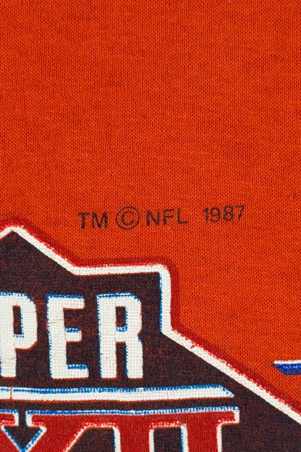 Logo 7 1987 Denver Broncos Super Bowl XXII Tee (Logo 7, USA) Size US XL / EU 56 / 4 - 6 Thumbnail