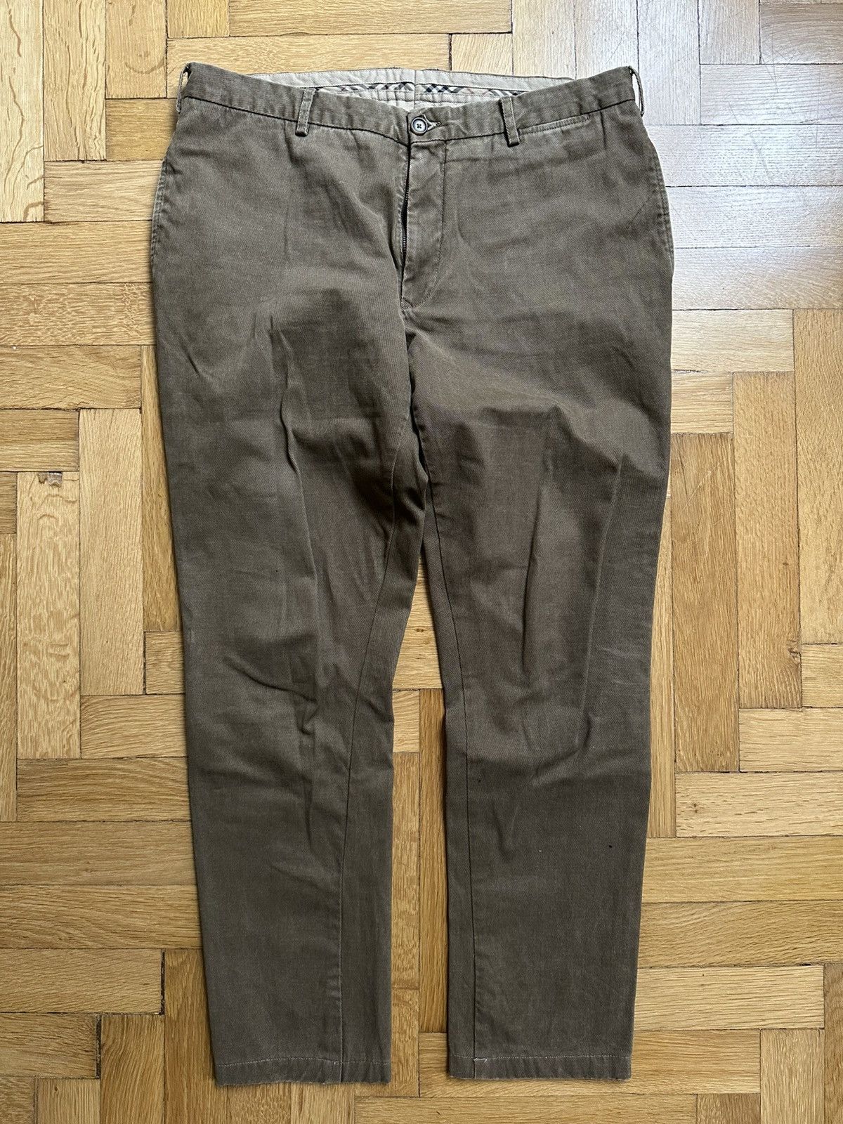 Burberry Burberry London Slim Fit Luxury 00s Rare Color Classic Pants Size US 36 / EU 52 - 2 Thumbnail