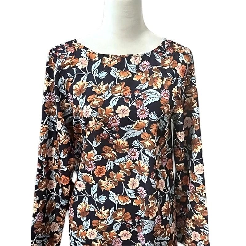 Other Halogen Sheath Dress V-Back Floral Mini Black/Multicolor S Size S / US 4 / IT 40 - 3 Thumbnail