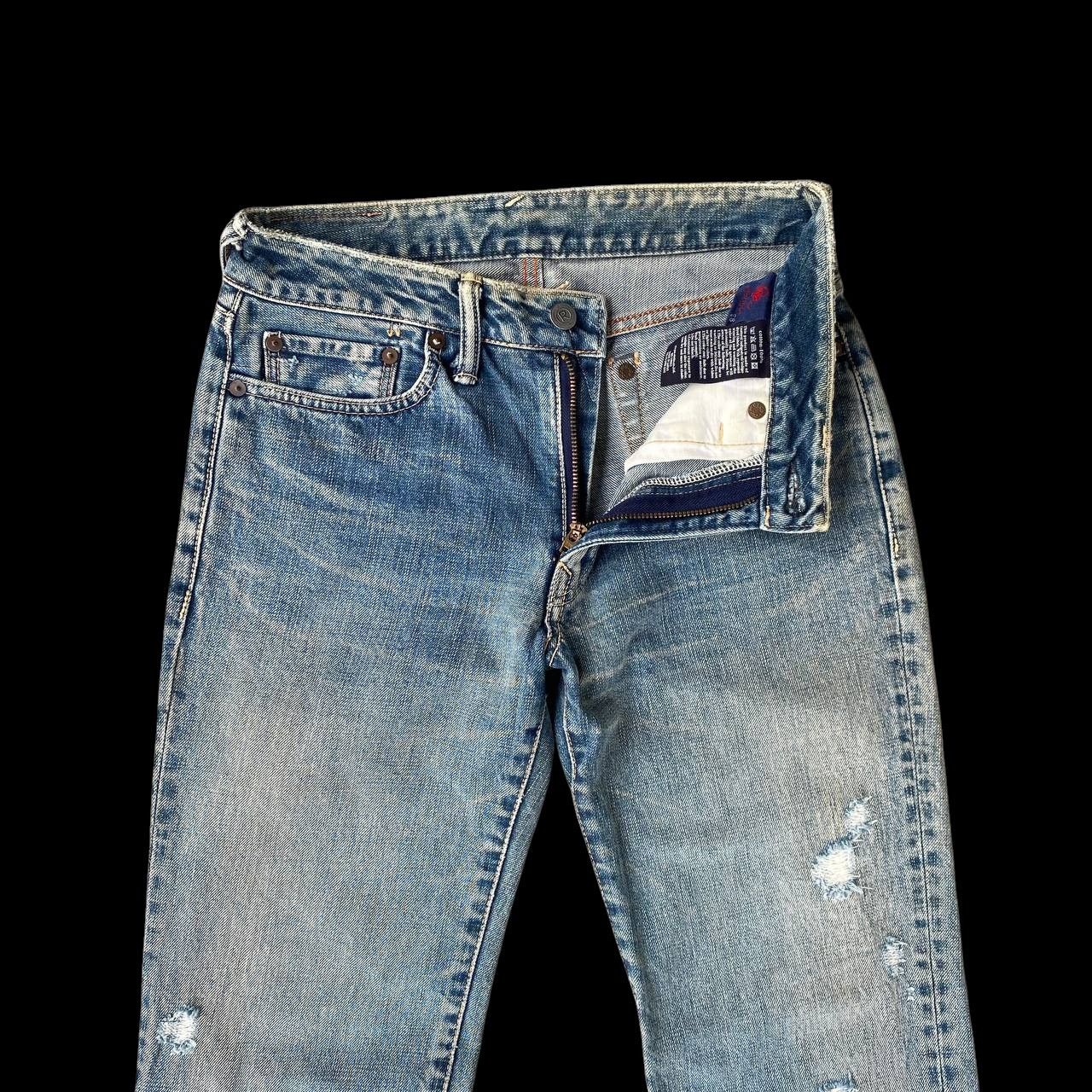 45rpm VINTAGE 45RPM DISTRESSED DENIM W28X29" Size US 28 / EU 44 - 10 Thumbnail