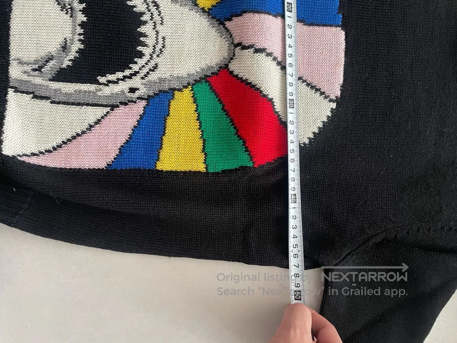 Yves Saint Laurent YSL Men's Wool Sweater in Gray. Size US S / EU 44-46 / 1 - 7 Thumbnail