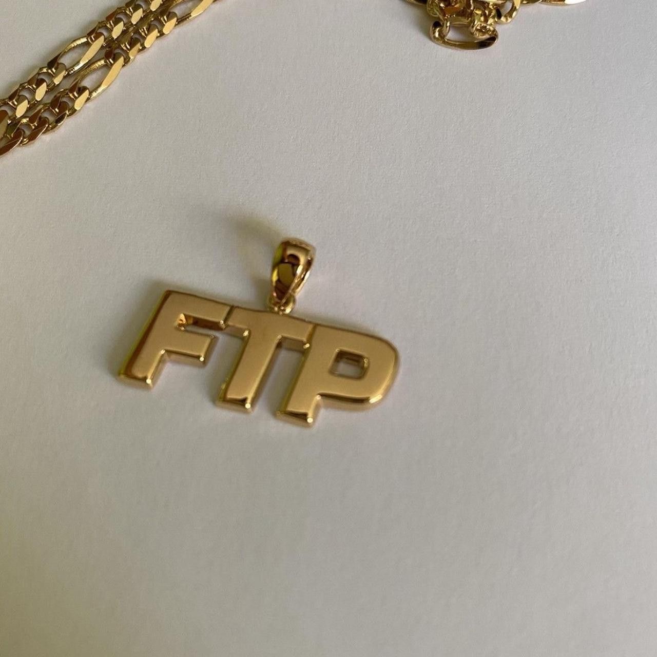 Fuck The Population Ftp Gold Plated Micro Logo Chain Size ONE SIZE - 2 Thumbnail