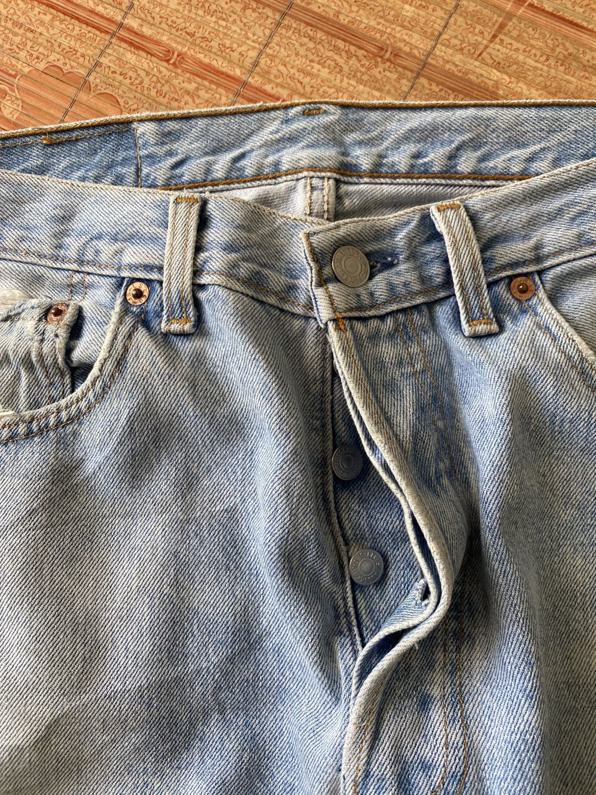 Levi's Vintage 90s Levis 501 Denim Size US 33 - 3 Thumbnail