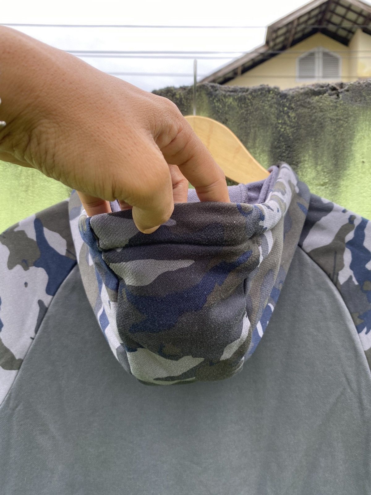 Nike Nike Dri-Fit Hoodie Zip Camo Sleeve Raglan Urban Style Size US M / EU 48-50 / 2 - 9 Thumbnail