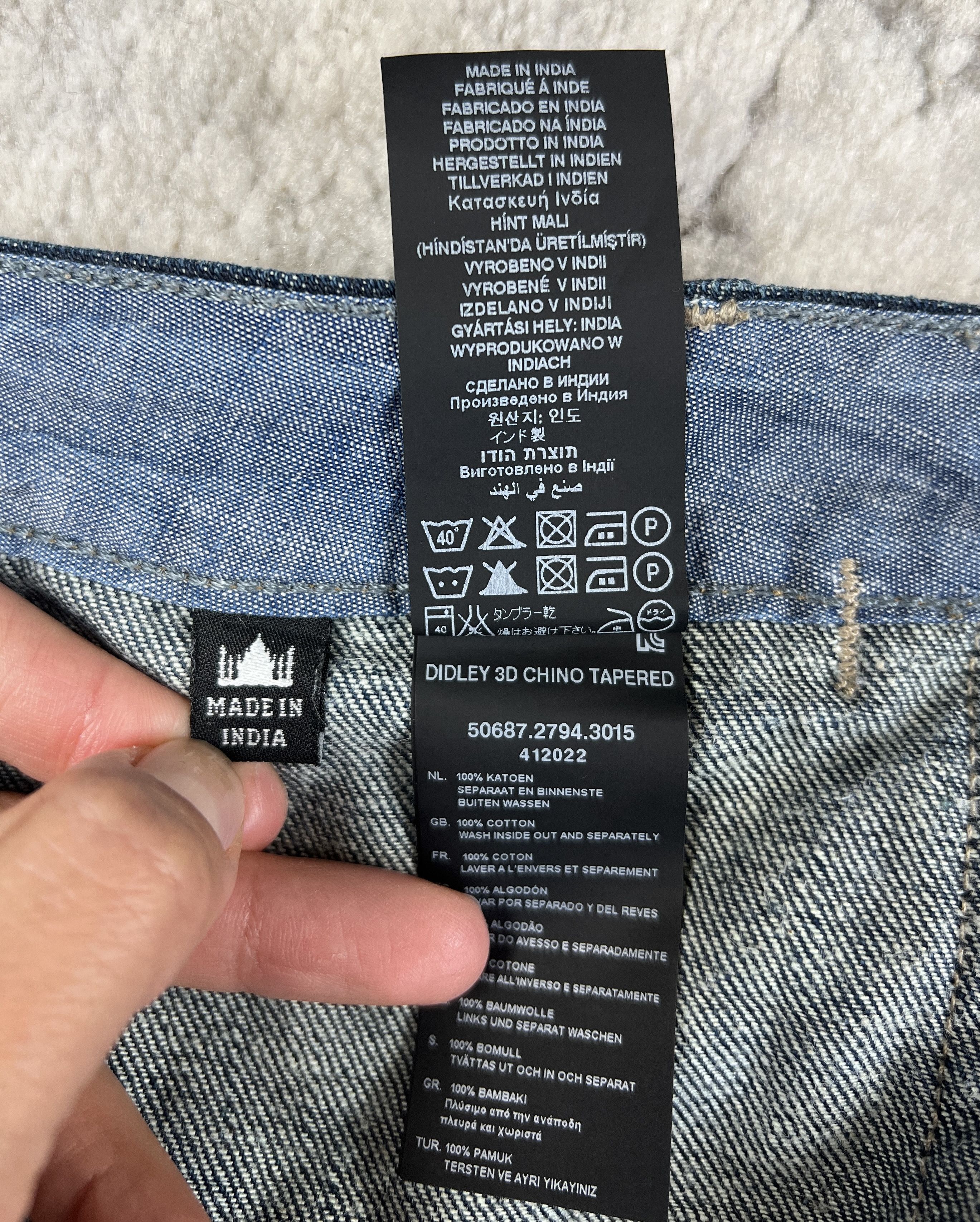 G-Star G-Star RAW Denim Jeans Sz 32 Didley 3D Chino Tapered Size US 32 / EU 48 - 19 Thumbnail