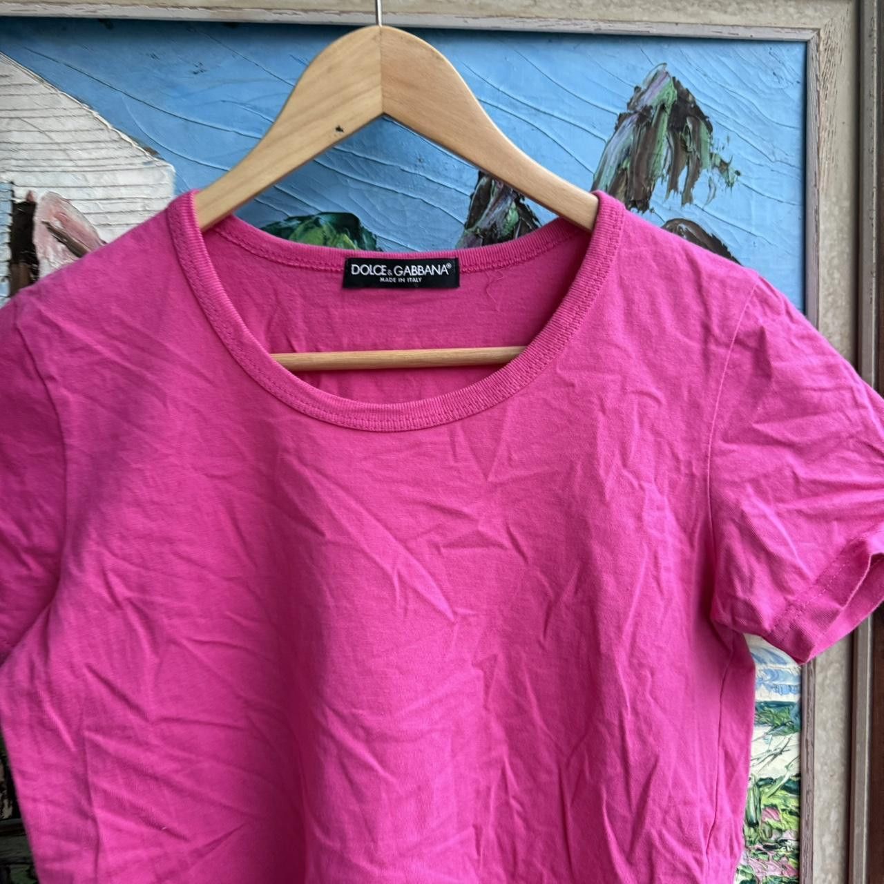 Dolce & Gabbana Dolce Gabbana Womans Blank T shirt Pink Size M / US 6-8 / IT 42-44 - 5 Thumbnail