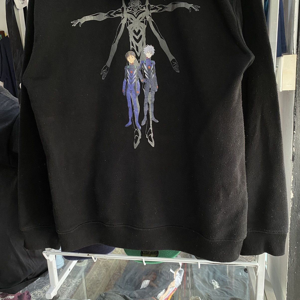 Anime × Japanese Brand × Vintage Neon Genesis Evangelion Hoodie long sleeve anime Size US XL / EU 56 / 4 - 4 Thumbnail