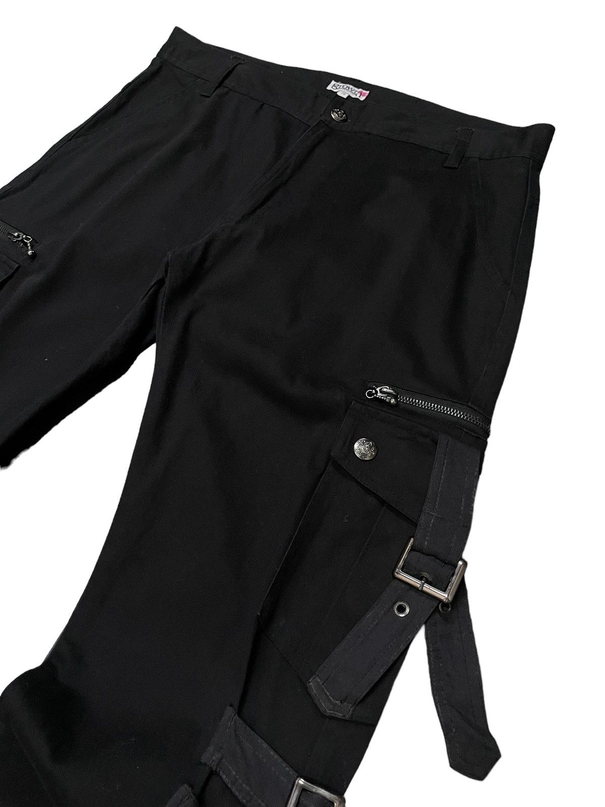 In The Attic × Japanese Brand In The Attic Growth Japan Cargo Bondage Goth Pants Size US 32 / EU 48 - 8 Thumbnail