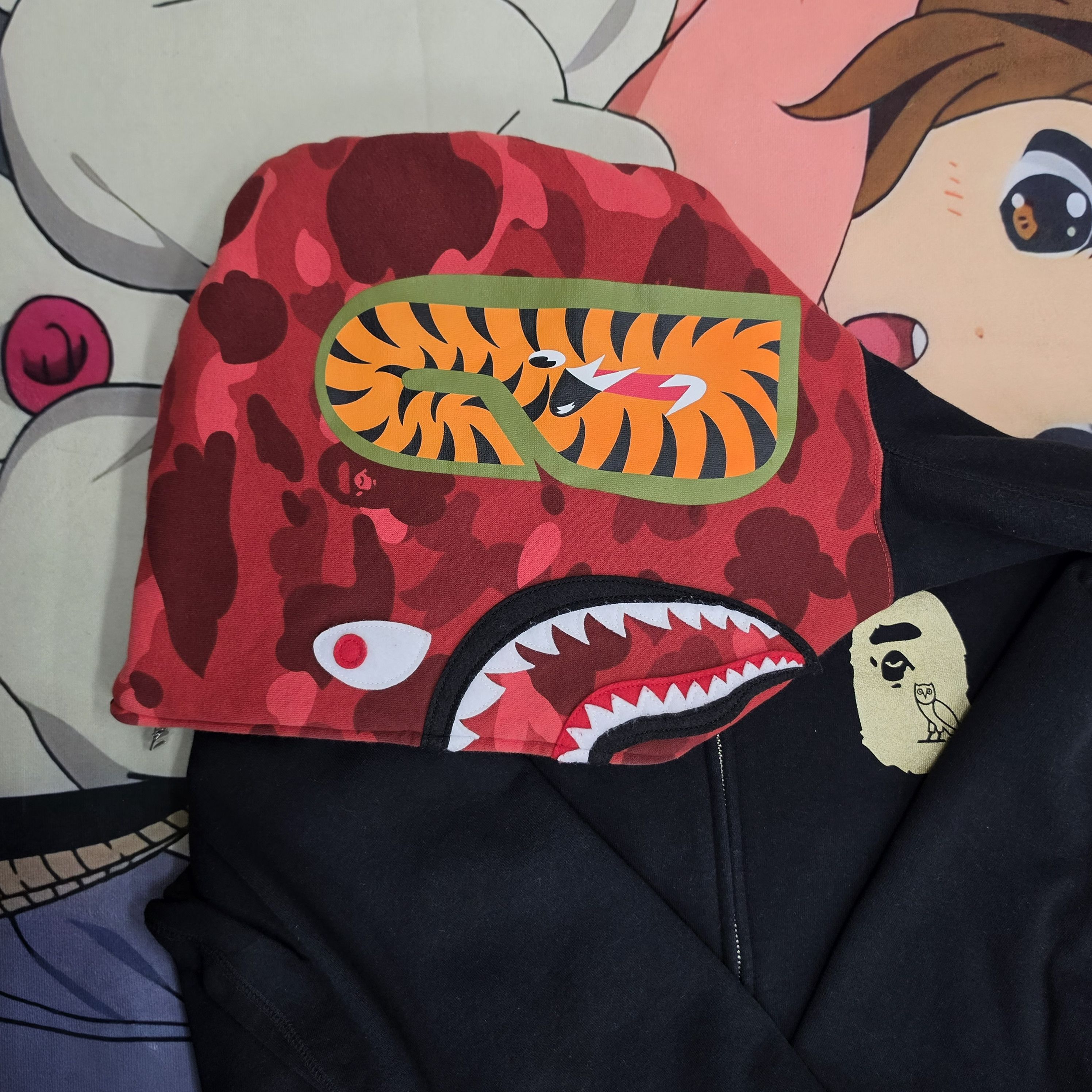 Bape × October's Very Own Bape X OVO Full Zip Hoodie Size US XL / EU 56 / 4 - 4 Thumbnail